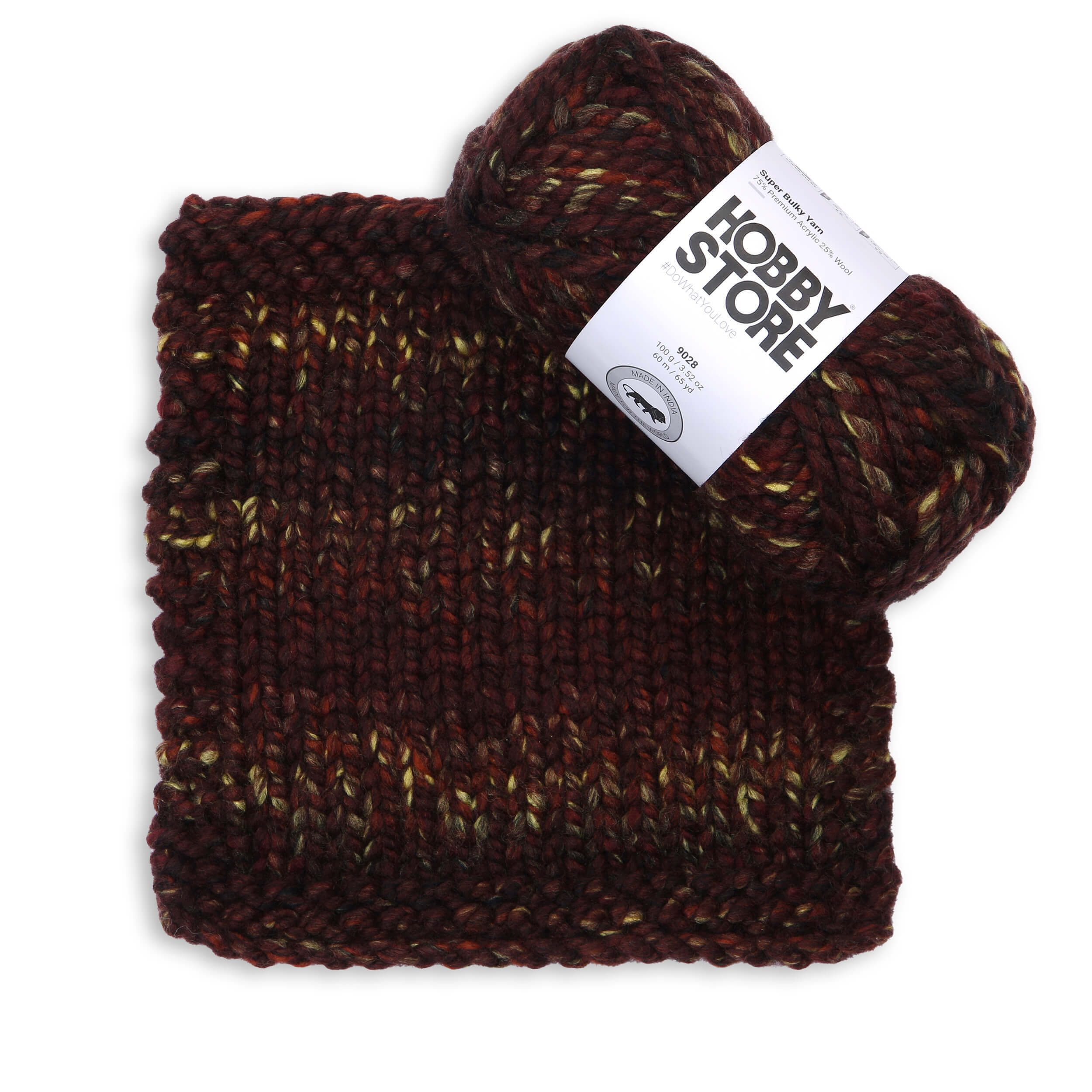 Super Bulky Yarn by Hobby Store - Multi-Color 9028