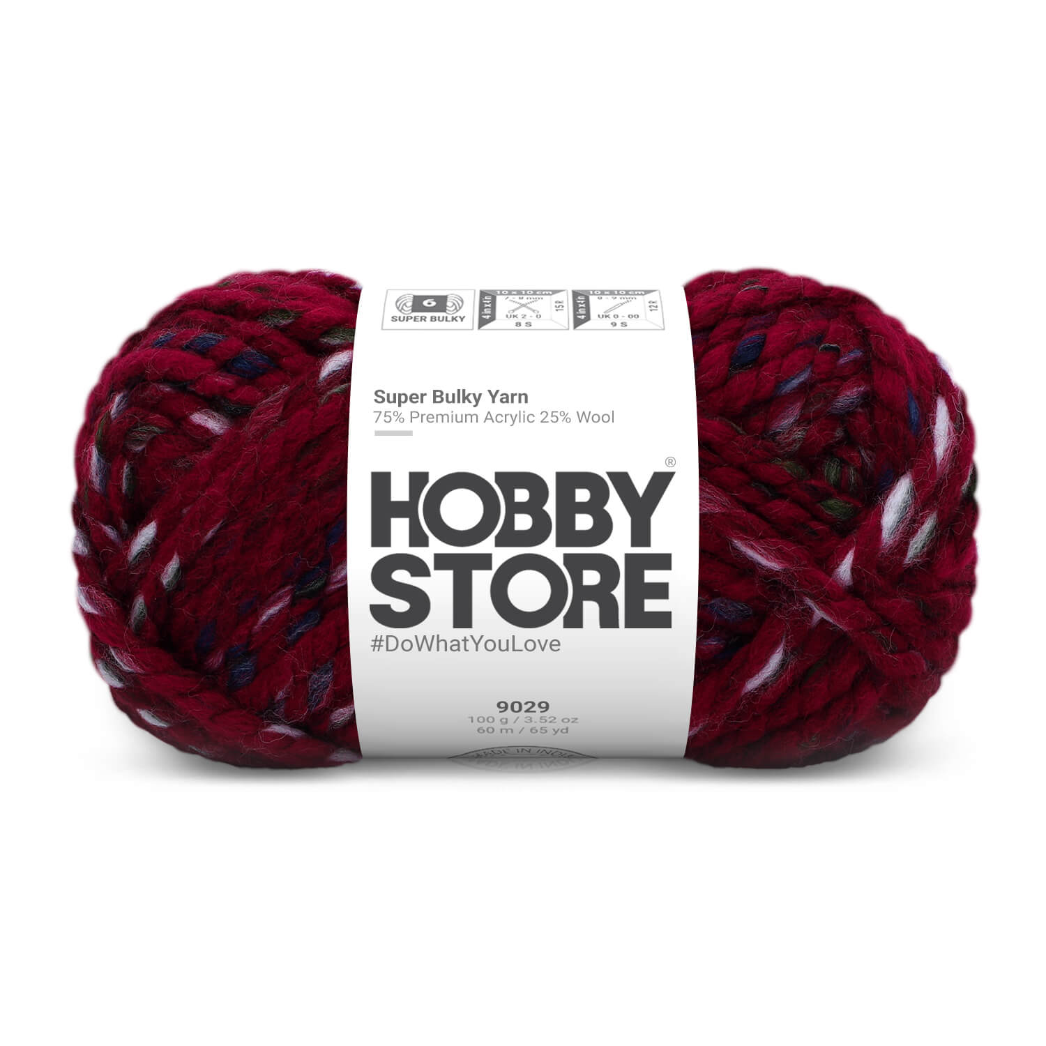 Super Bulky Yarn by Hobby Store - Multi-Color 9029