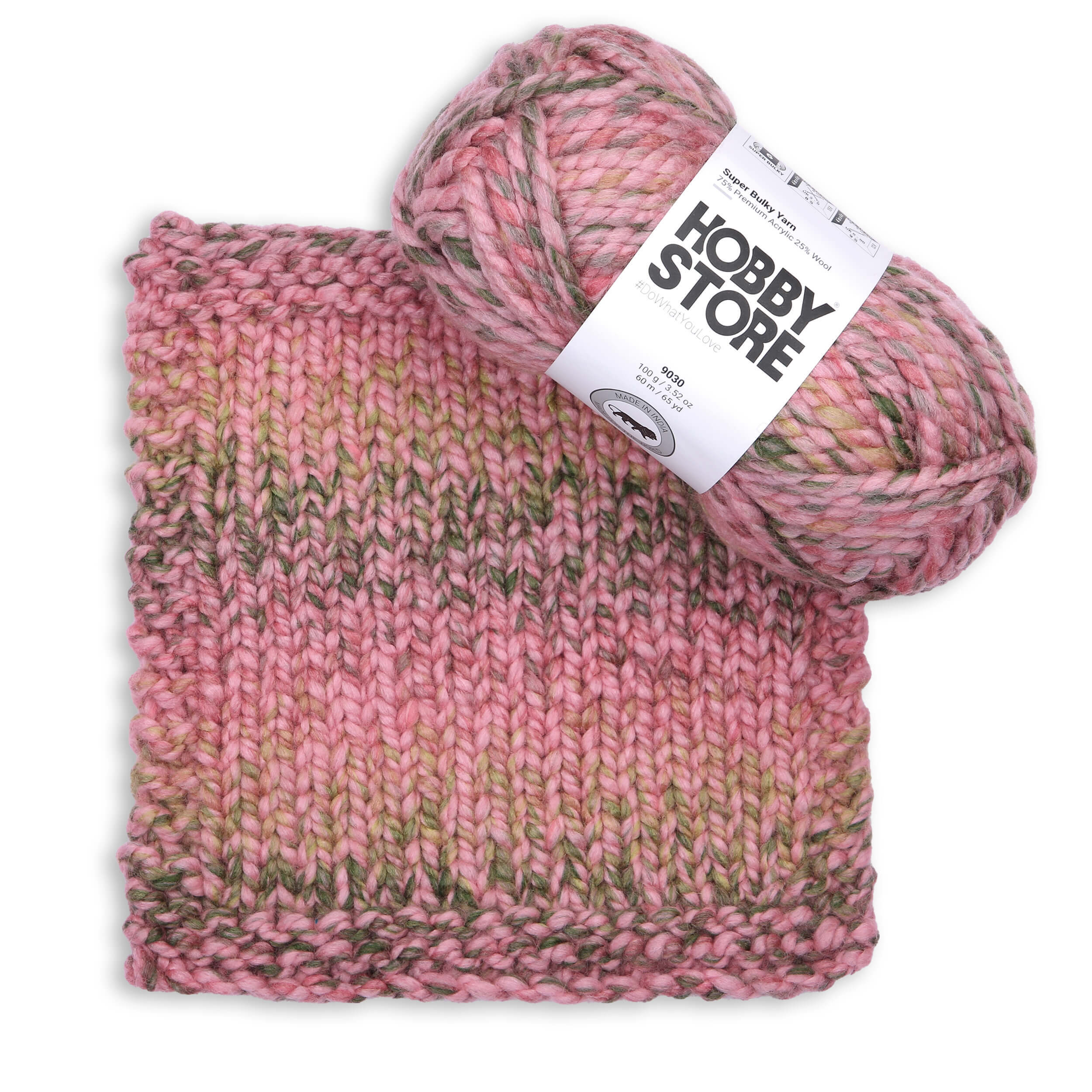 Super Bulky Yarn by Hobby Store - Multi-Color 9030