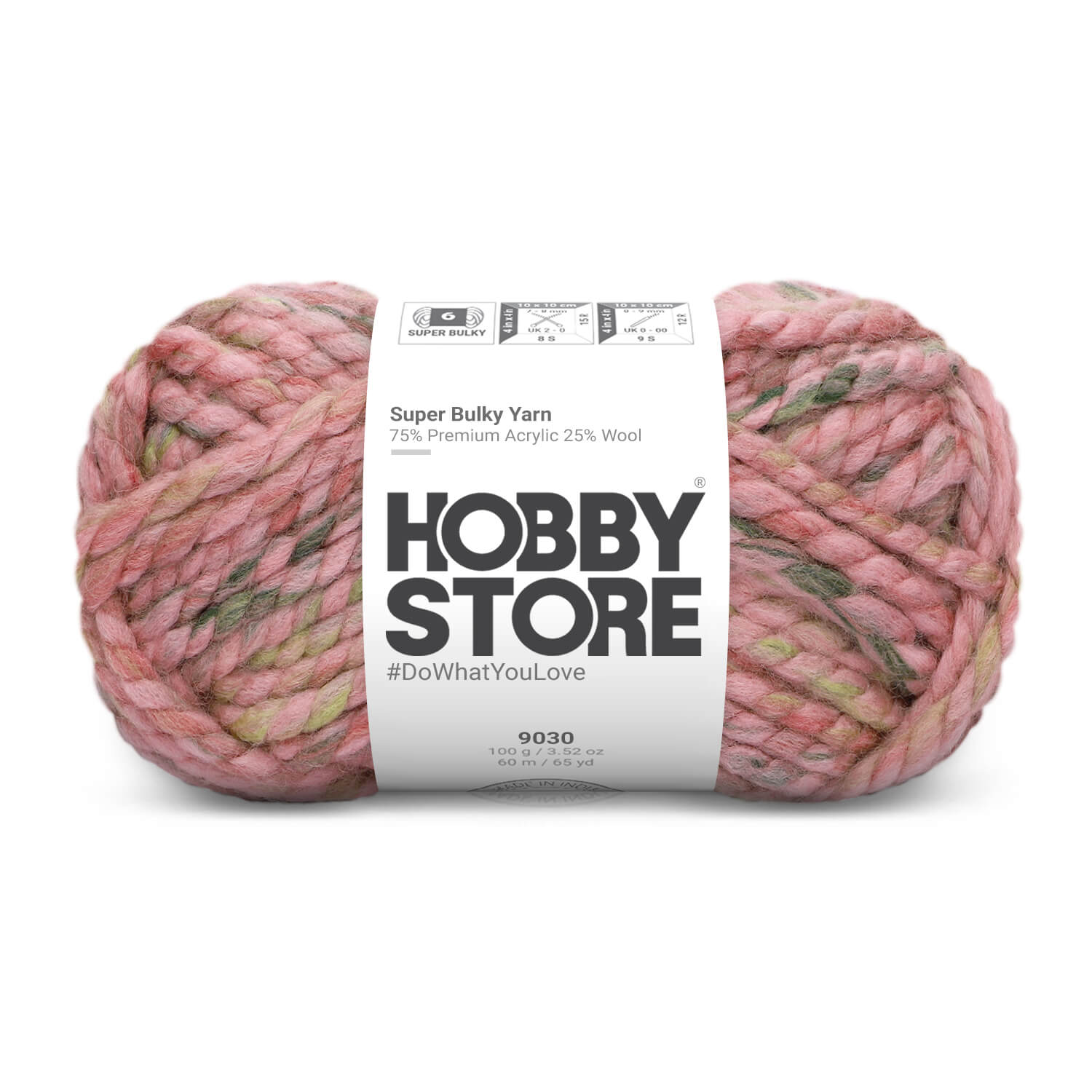 Super Bulky Yarn by Hobby Store - Multi-Color 9030
