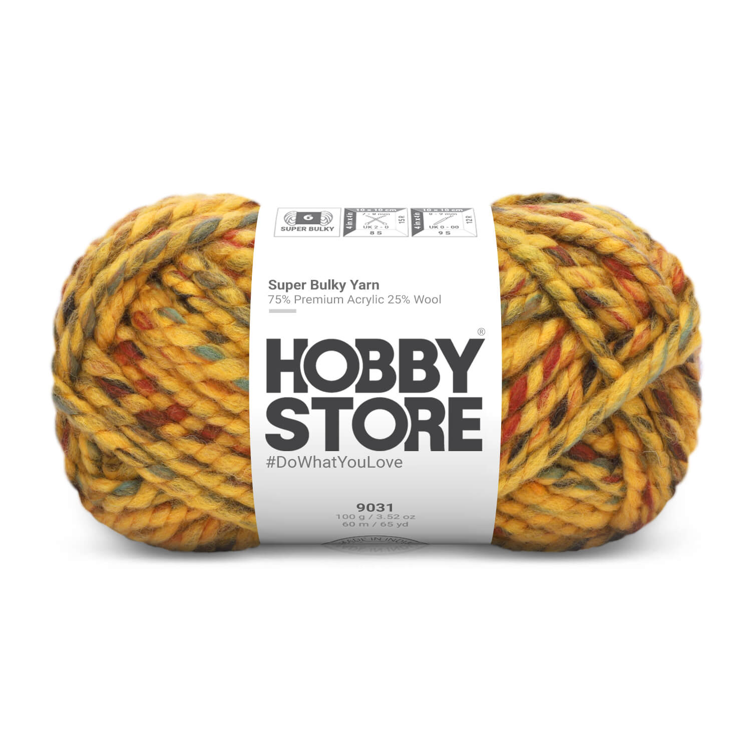 Super Bulky Yarn by Hobby Store - Multi-Color 9031