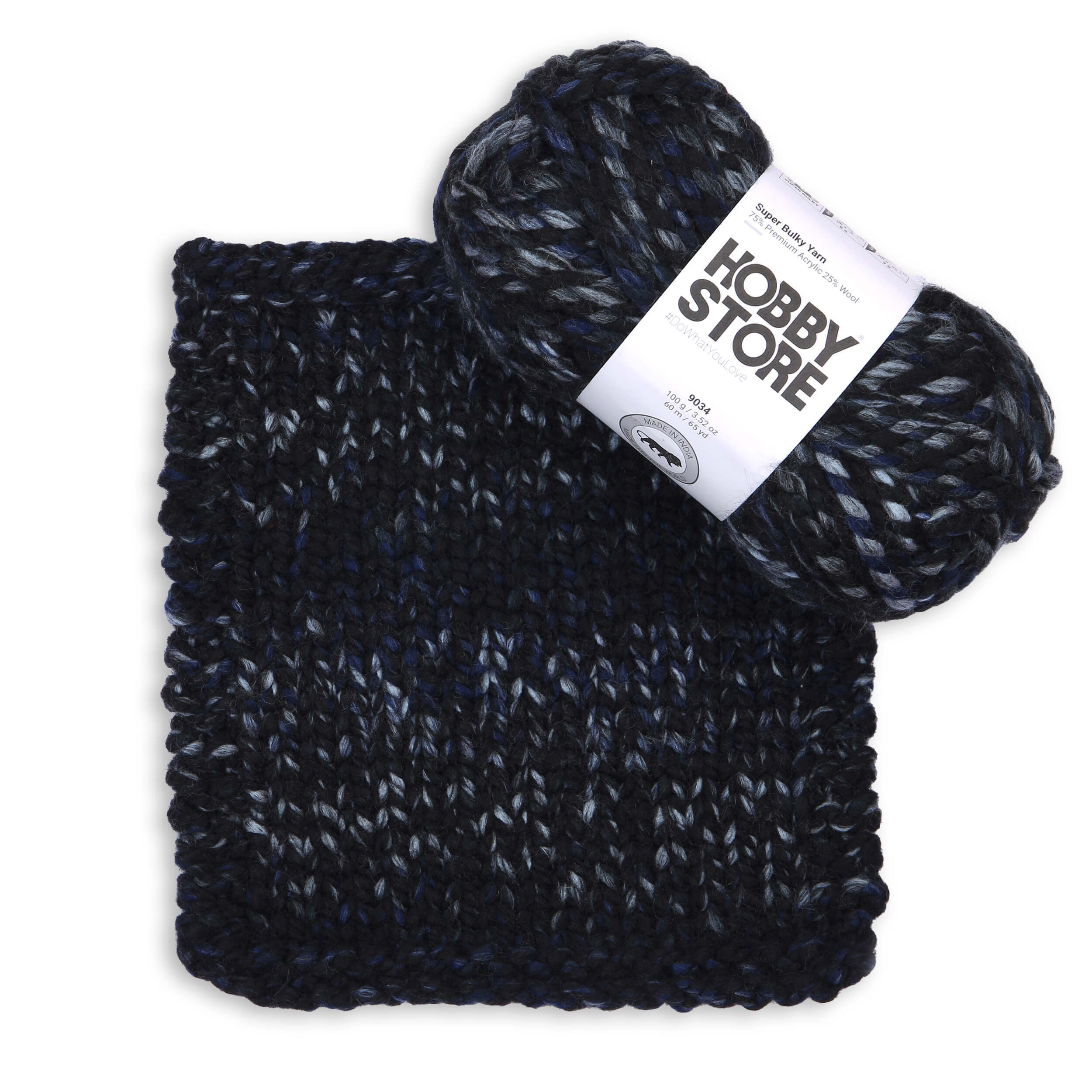 Super Bulky Yarn by Hobby Store - Multi-Color 9034