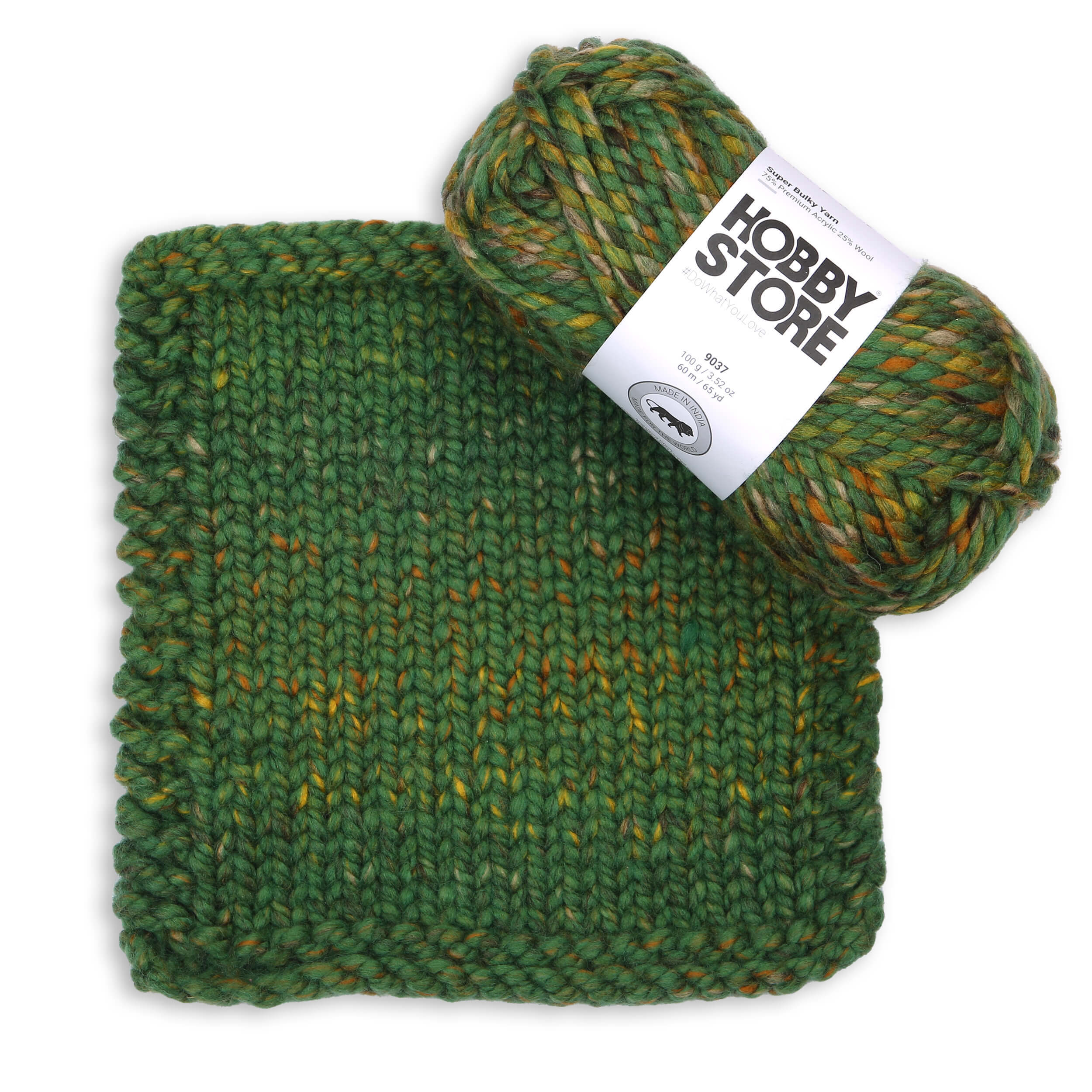 Super Bulky Yarn by Hobby Store - Multi-Color 9037