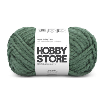 Super Bulky Yarn by Hobby Store - Almond 9041