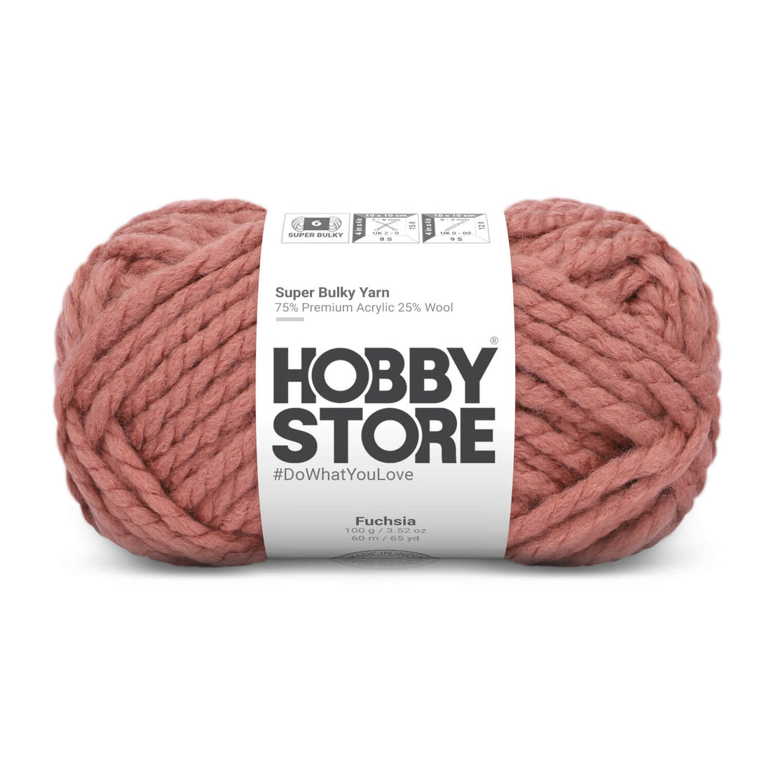 Super Bulky Yarn by Hobby Store - Fuchsia 9040