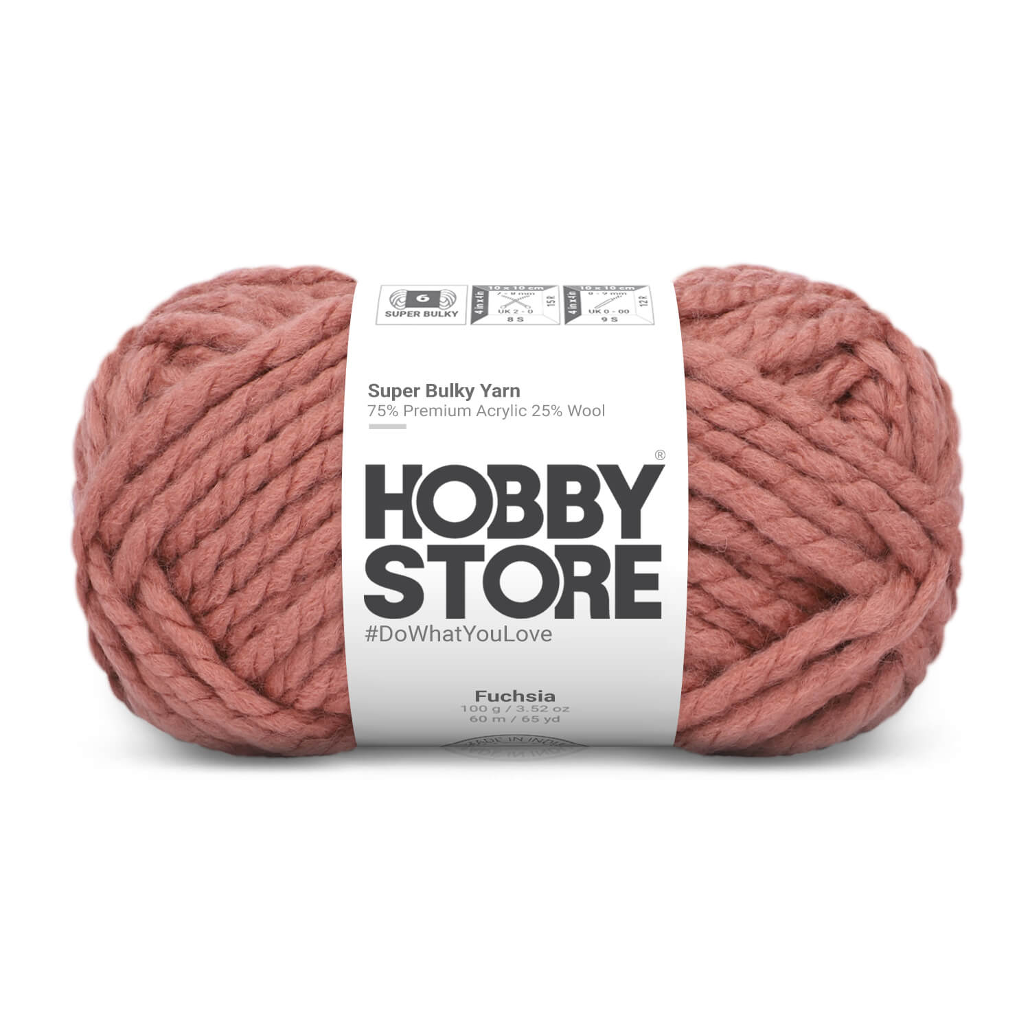 Super Bulky Yarn by Hobby Store - Fuchsia 9040