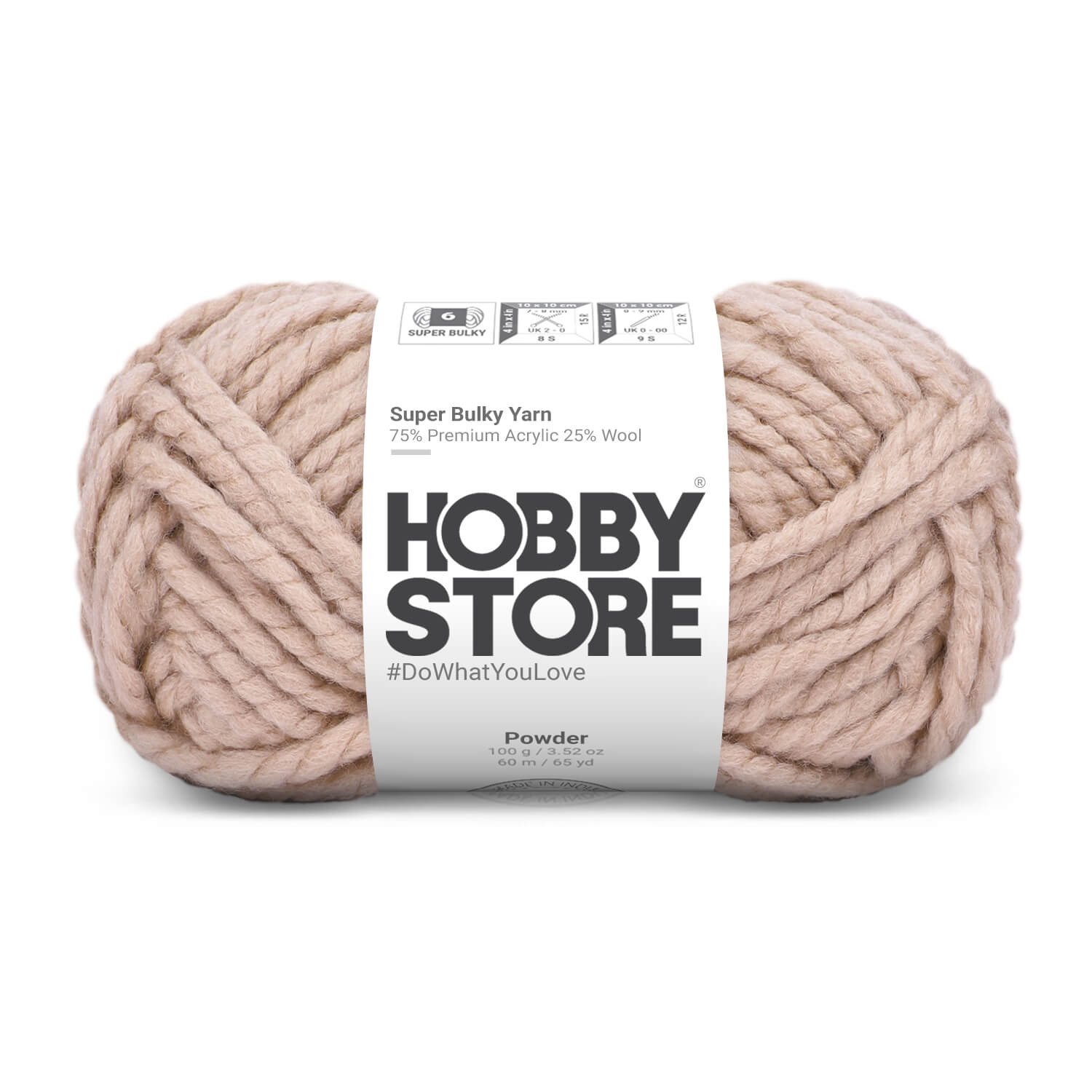 Super Bulky Yarn by Hobby Store - Powder 9039