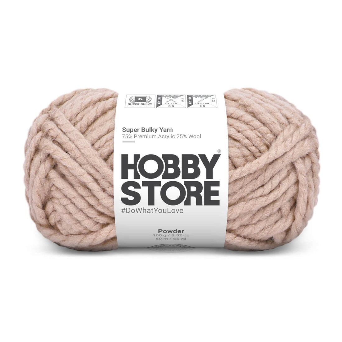 Super Bulky Yarn by Hobby Store - Powder 9039