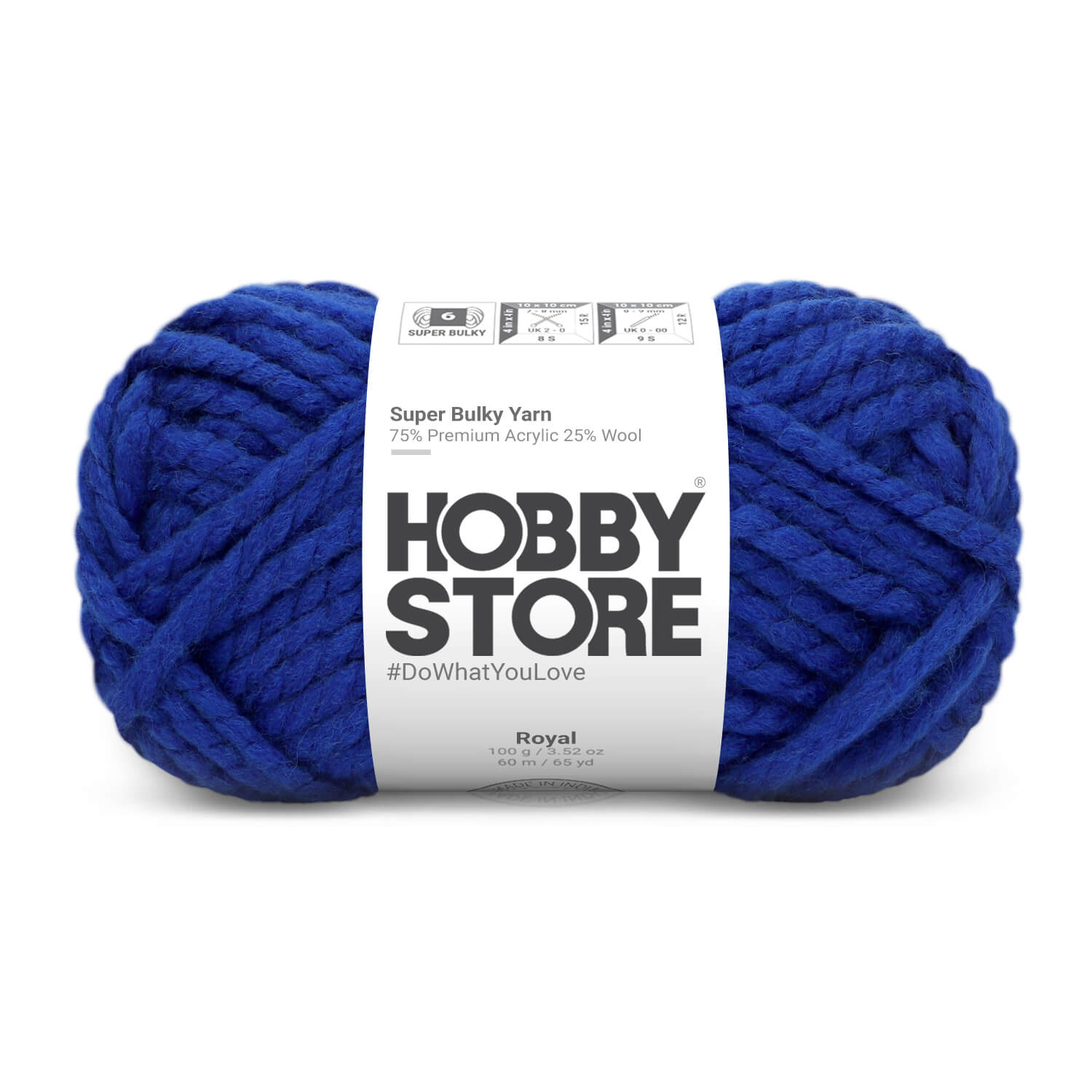 Super Bulky Yarn by Hobby Store - Royal 9023