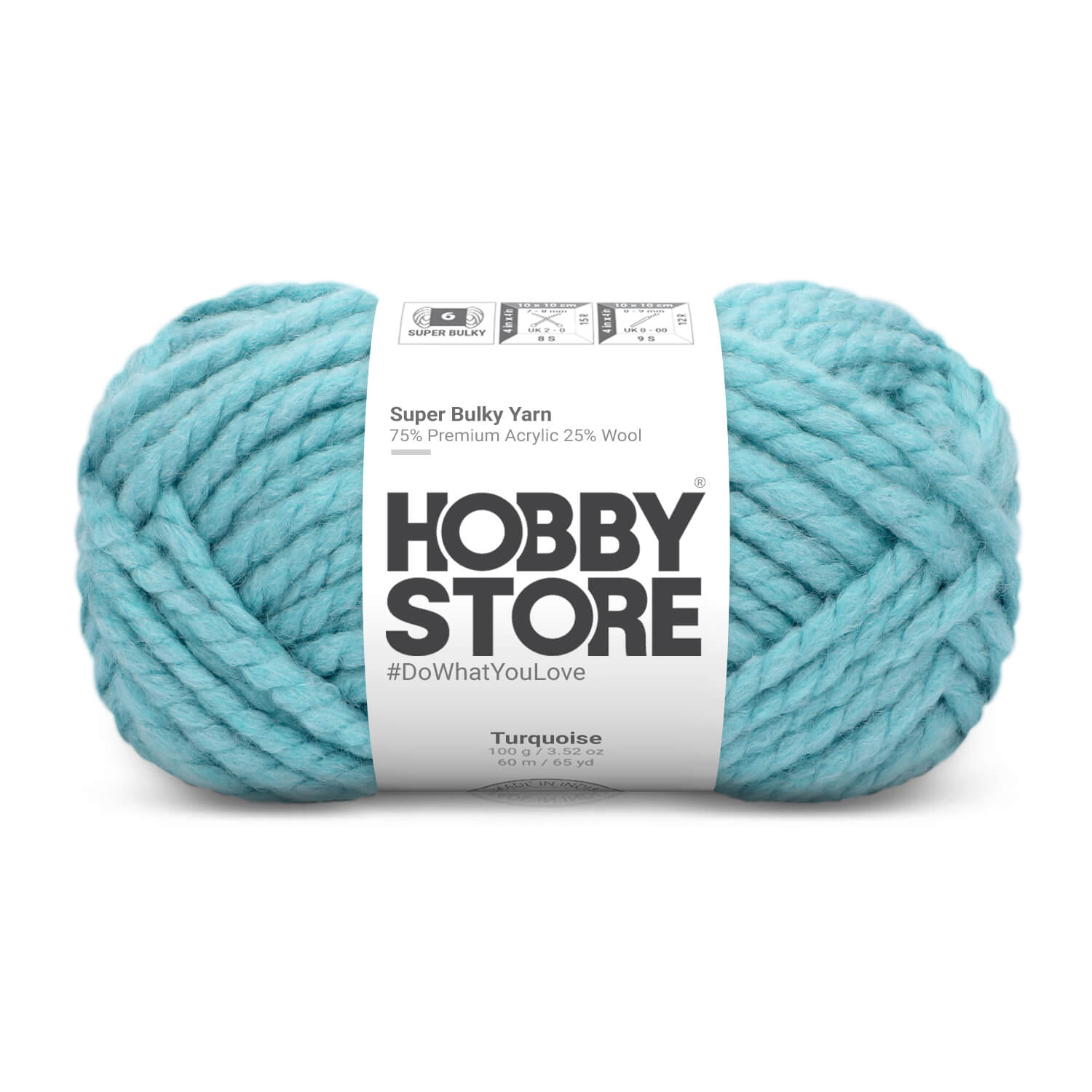 Super Bulky Yarn by Hobby Store - Turquoise 9011