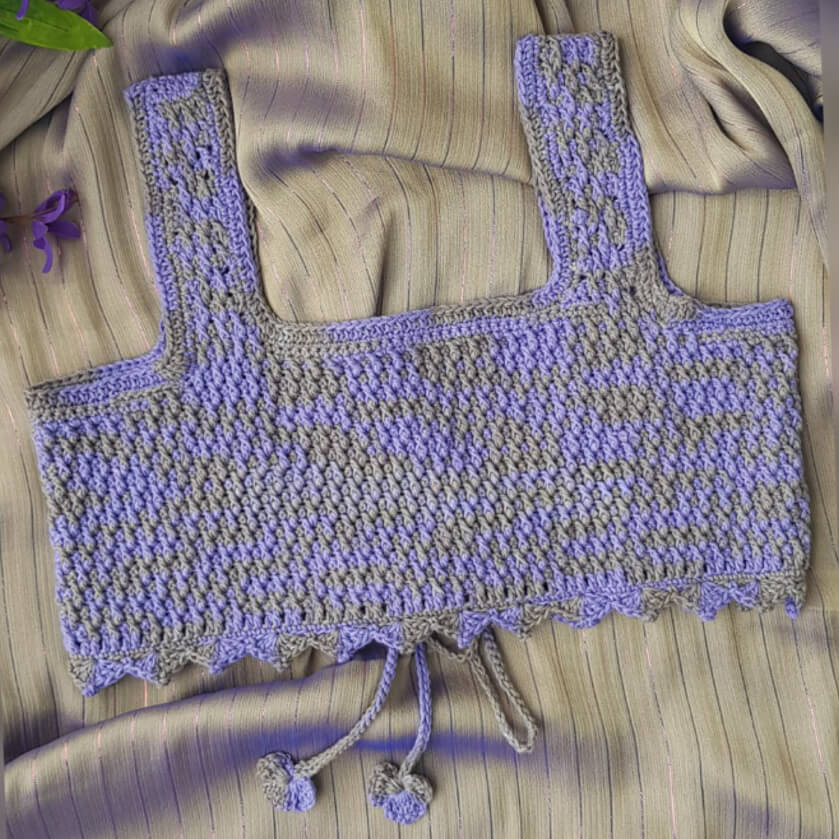 Kalyani Crop Top Pattern