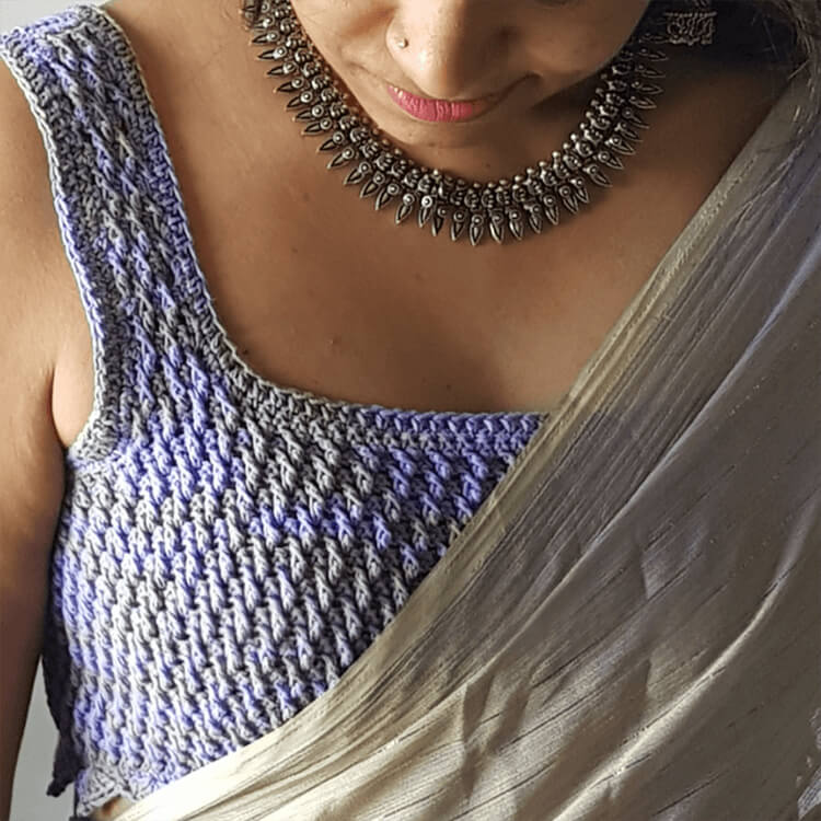 Kalyani Crop Top Pattern