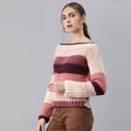 Knitted Self Design Pullover - 3257