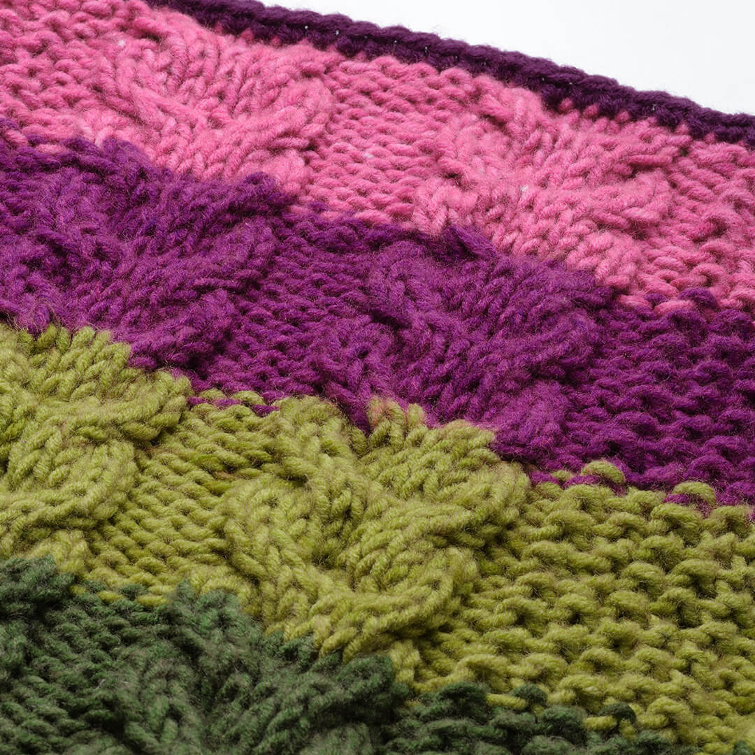 Knitted Self Design Pullover - 3259