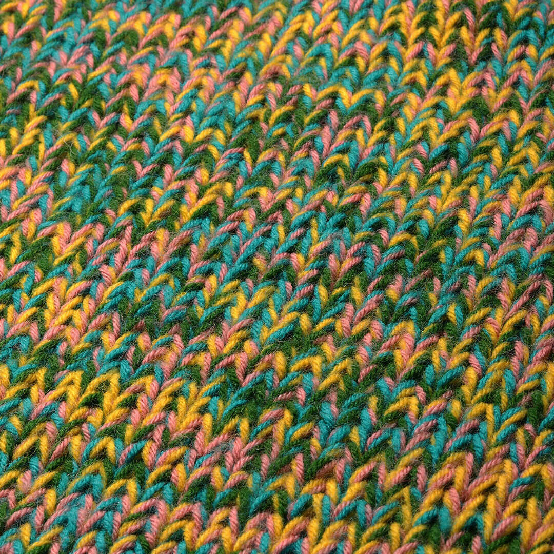 Knitted Self Design Pullover - 3356