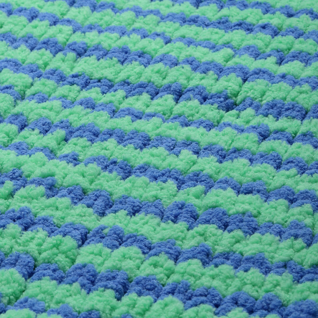 Knitted Soft Chenille Pullover - 3352