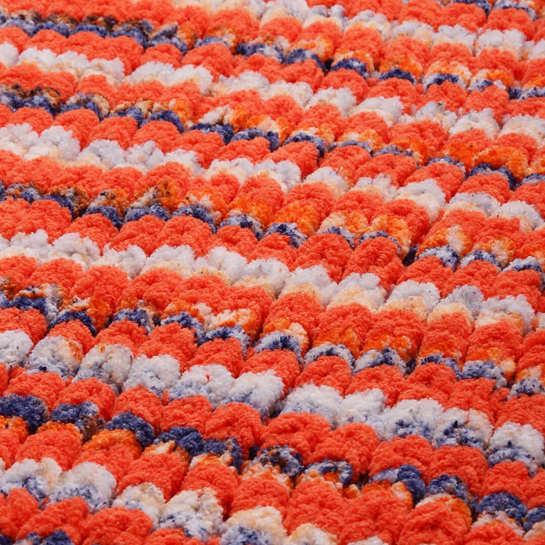 Knitted Soft Chenille Pullover - 3353