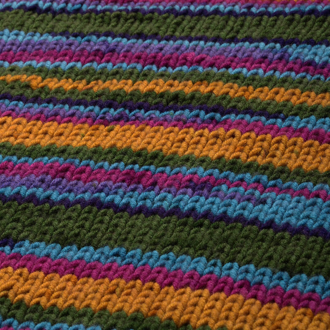 Knitted Self Design Pullover - 3370