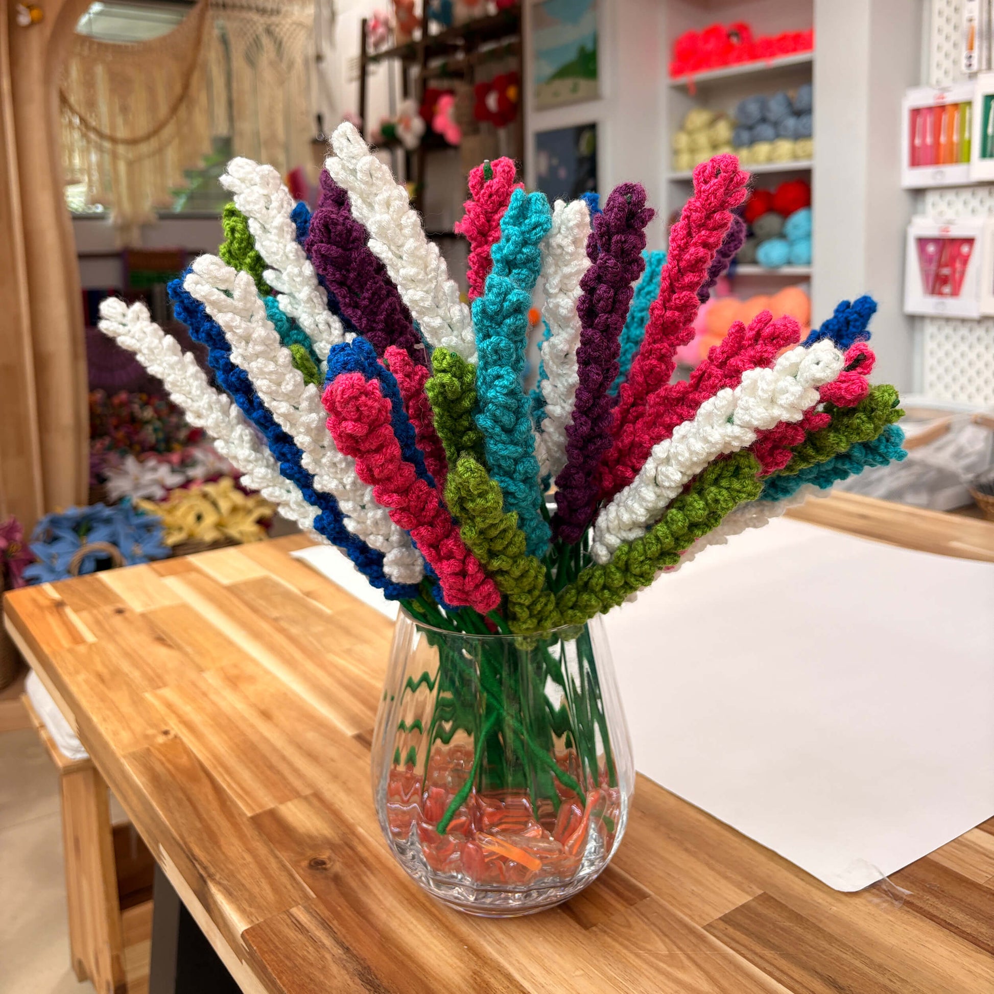 Lovely Lavender - Handcrafted Crochet Flowers