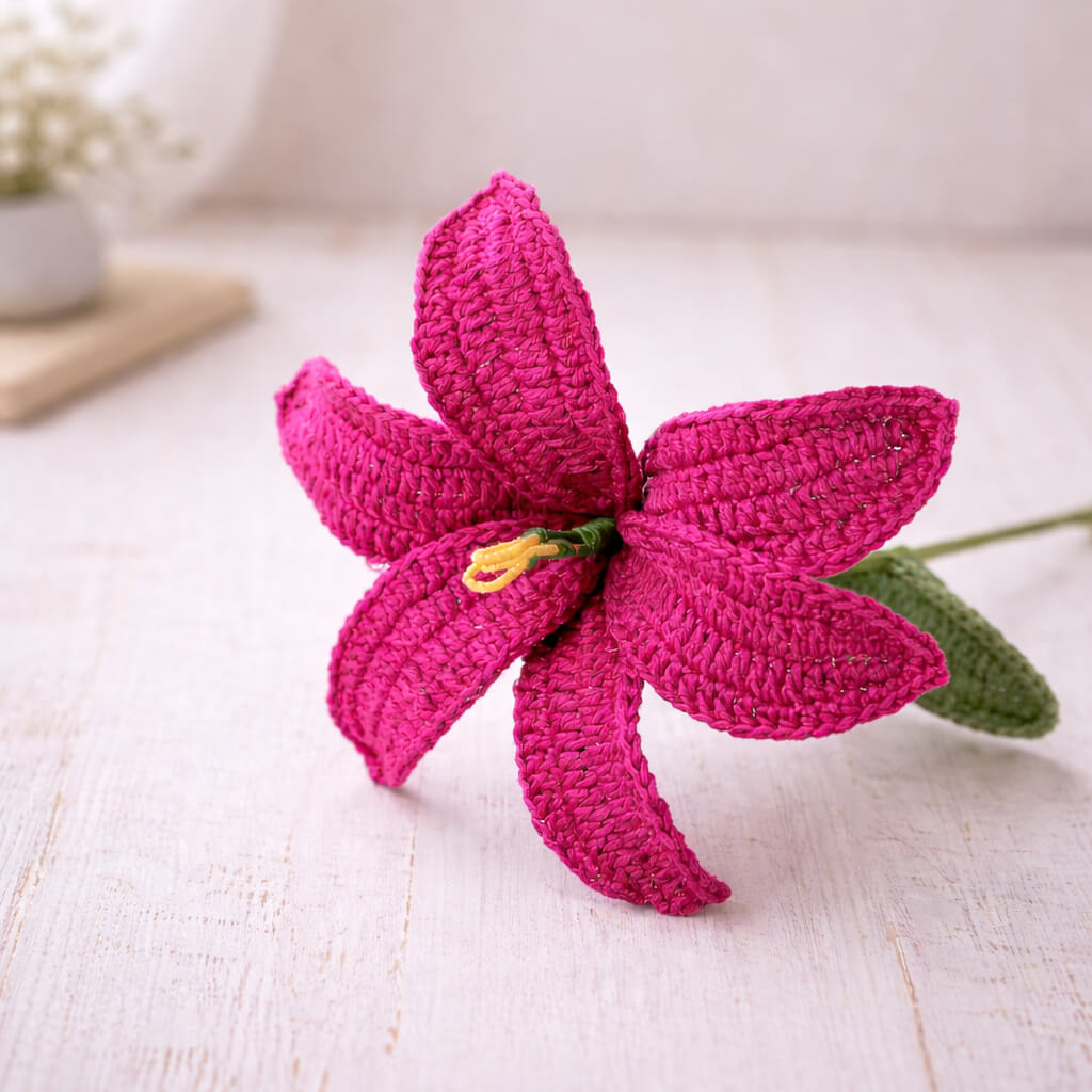 6 & 7 Mar | Lily Flower Crochet Workshop - Magic Makers (Offline, Mumbai)
