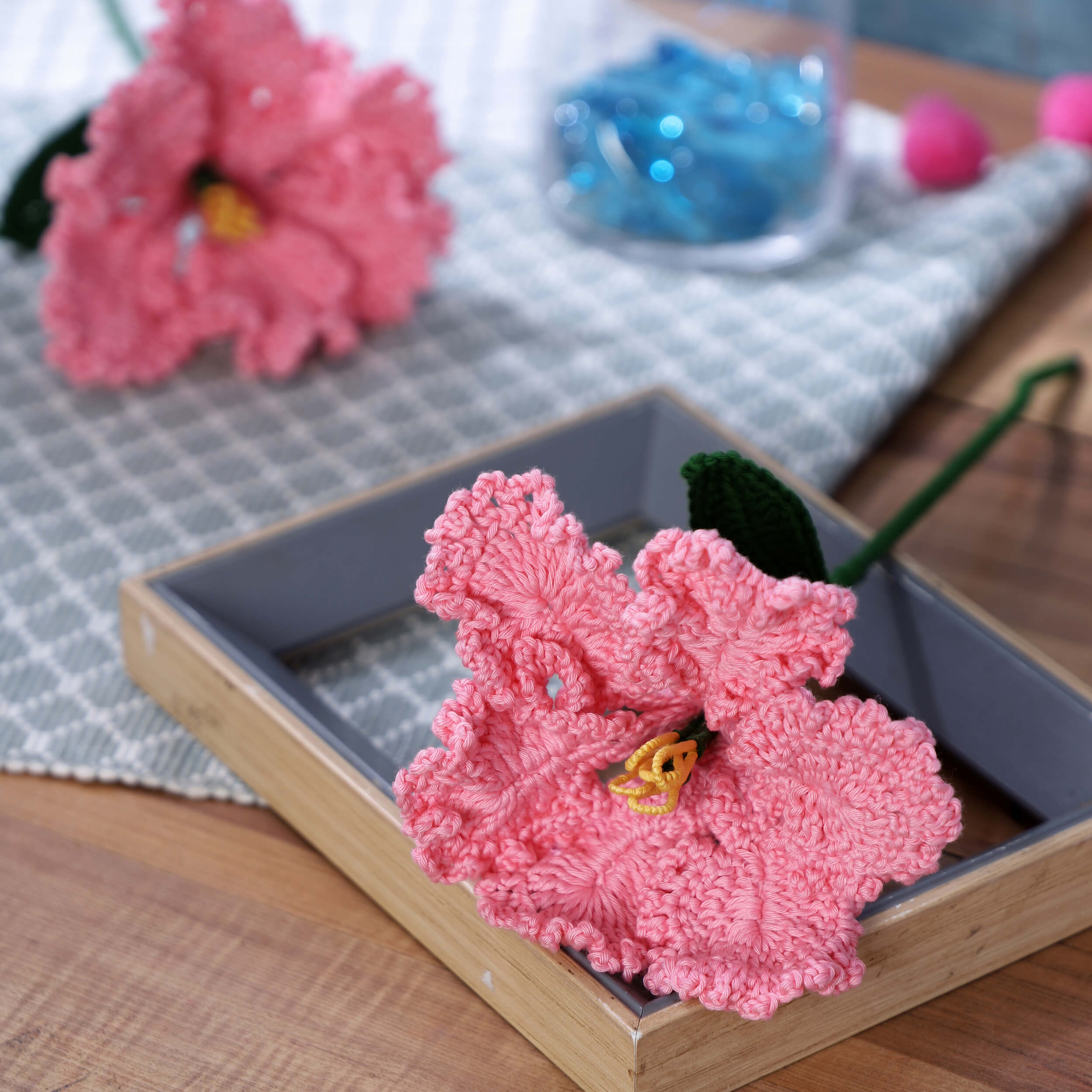 Crape Myrtle - Handcrafted Crochet Flowers
