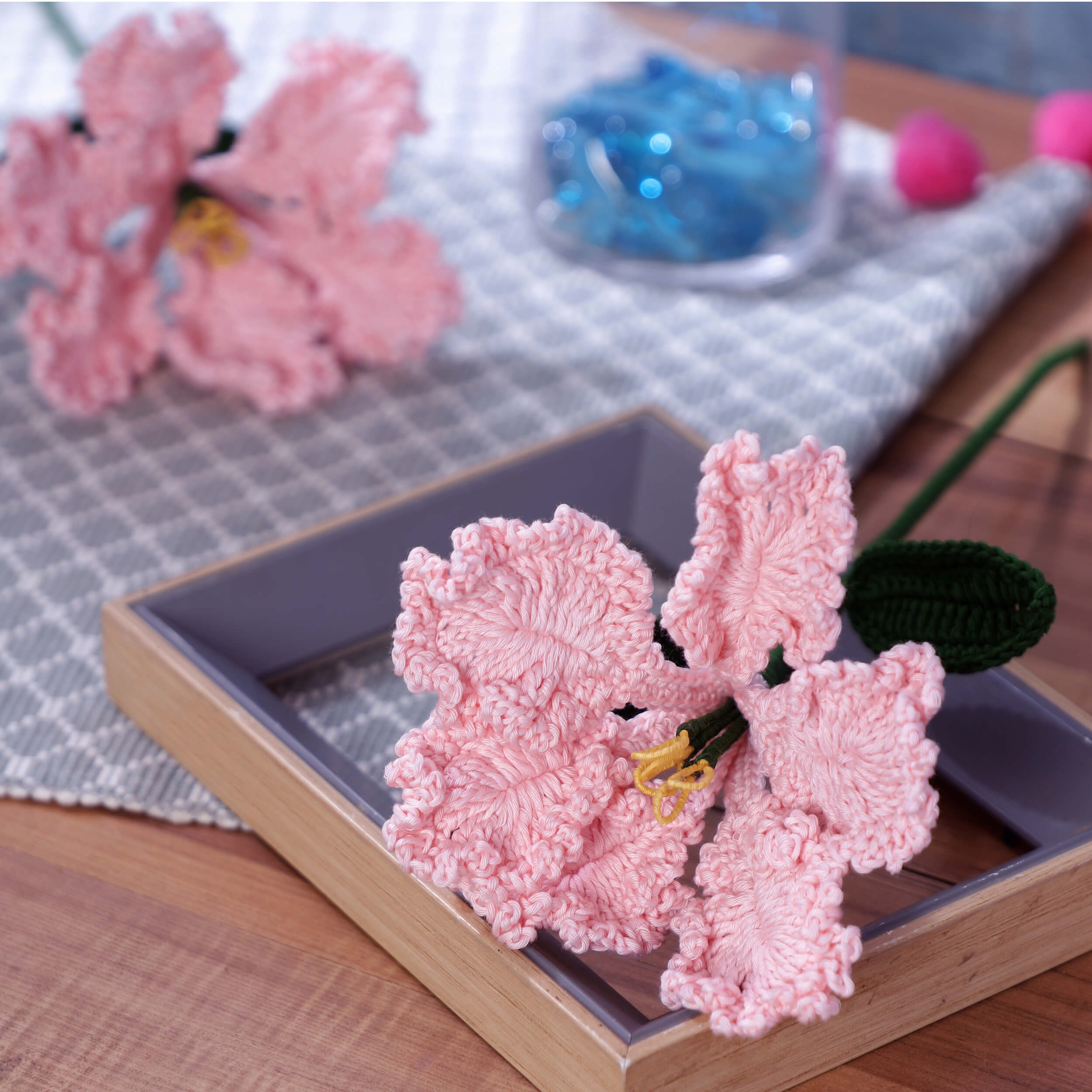 Crape Myrtle - Handcrafted Crochet Flowers