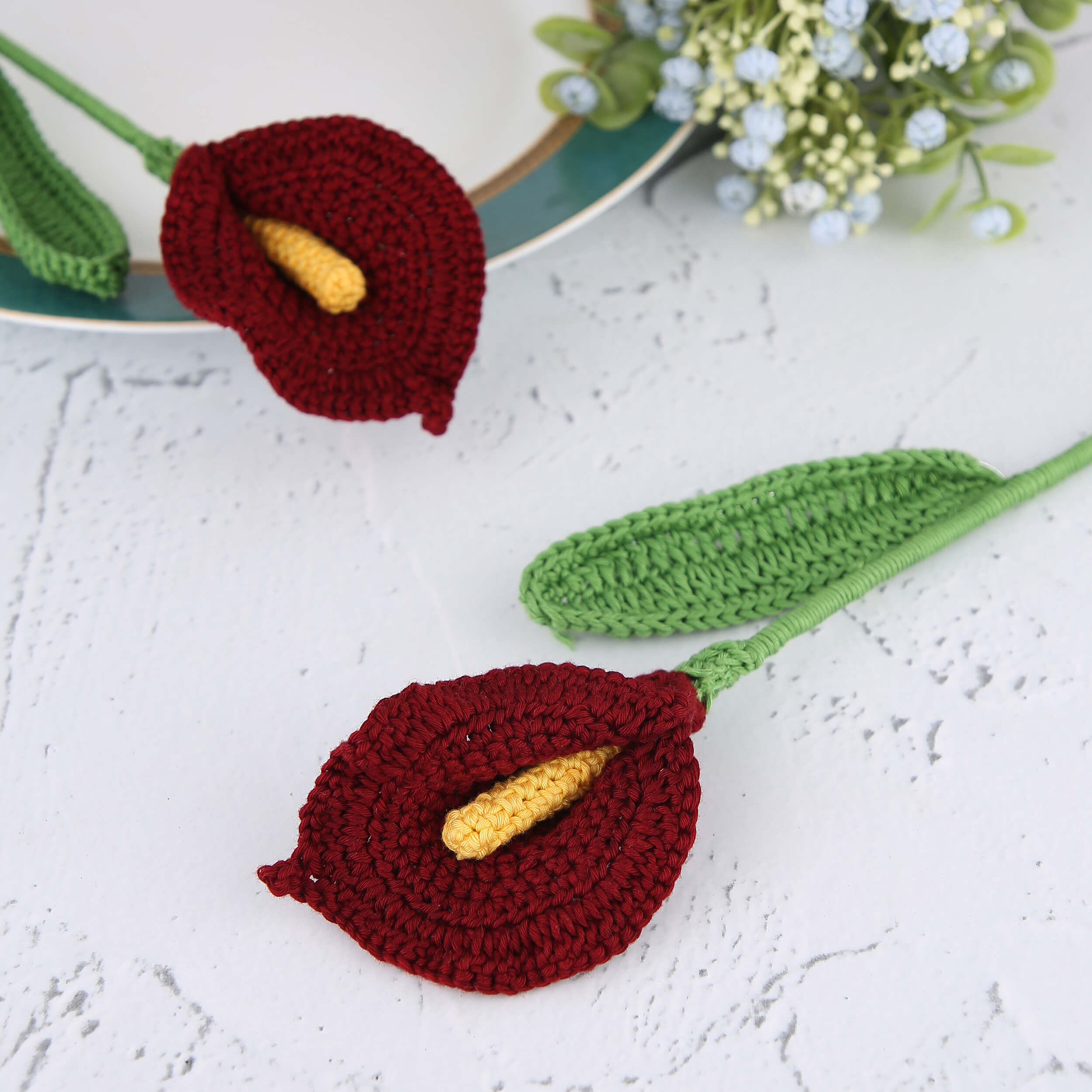 Calla Lilies - Handcrafted Crochet Flowers