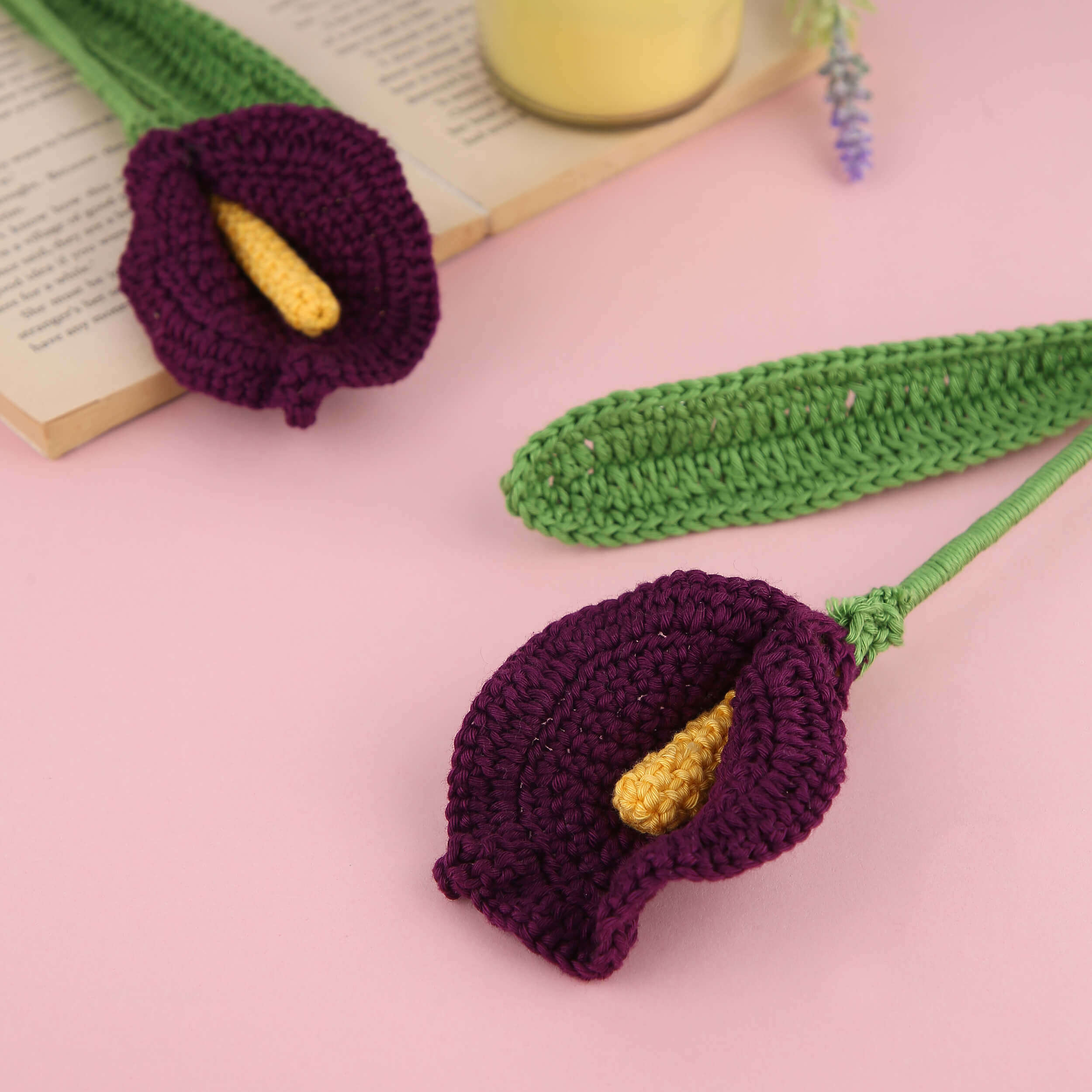 Calla Lilies - Handcrafted Crochet Flowers