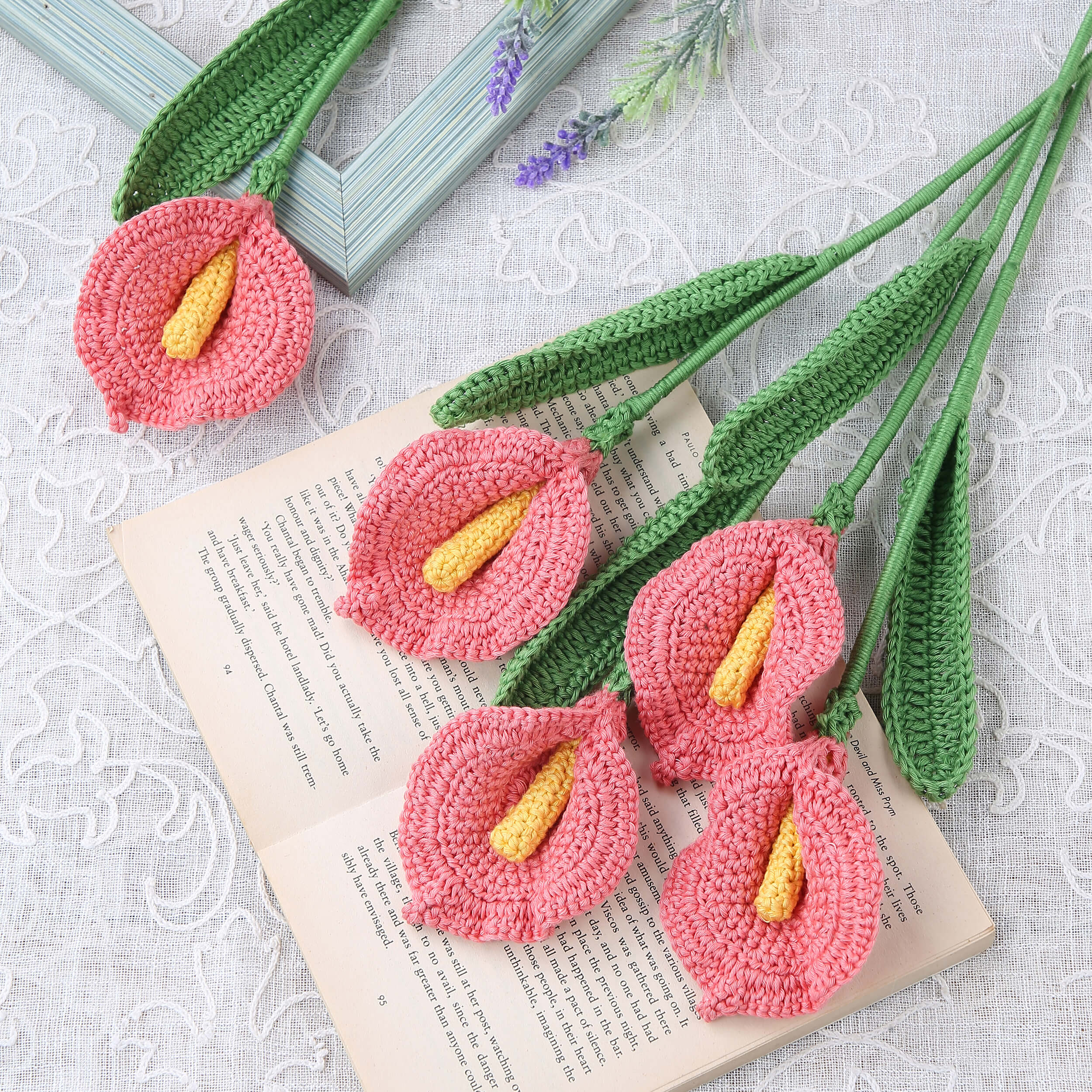 Calla Lilies - Handcrafted Crochet Flowers