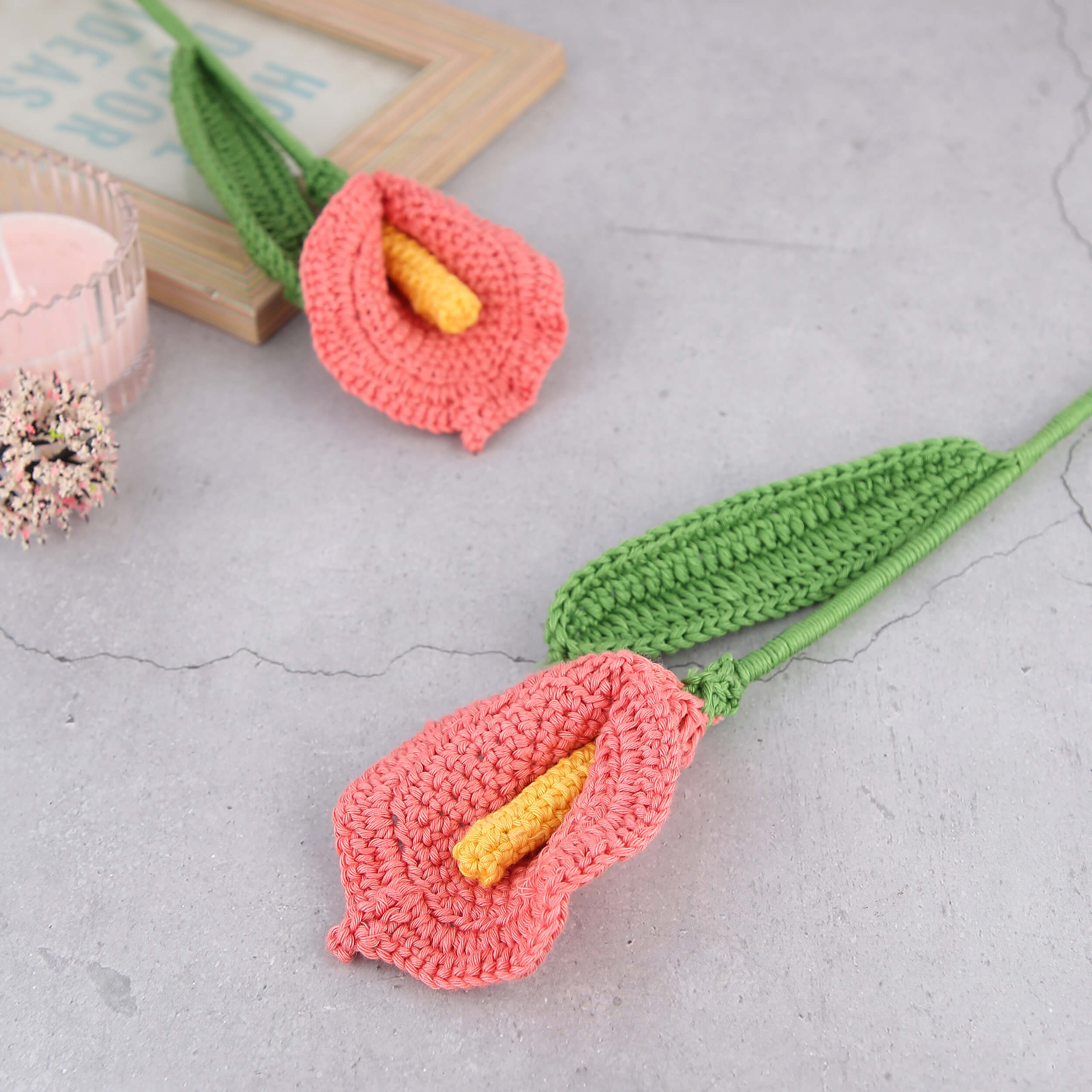 Calla Lilies - Handcrafted Crochet Flowers