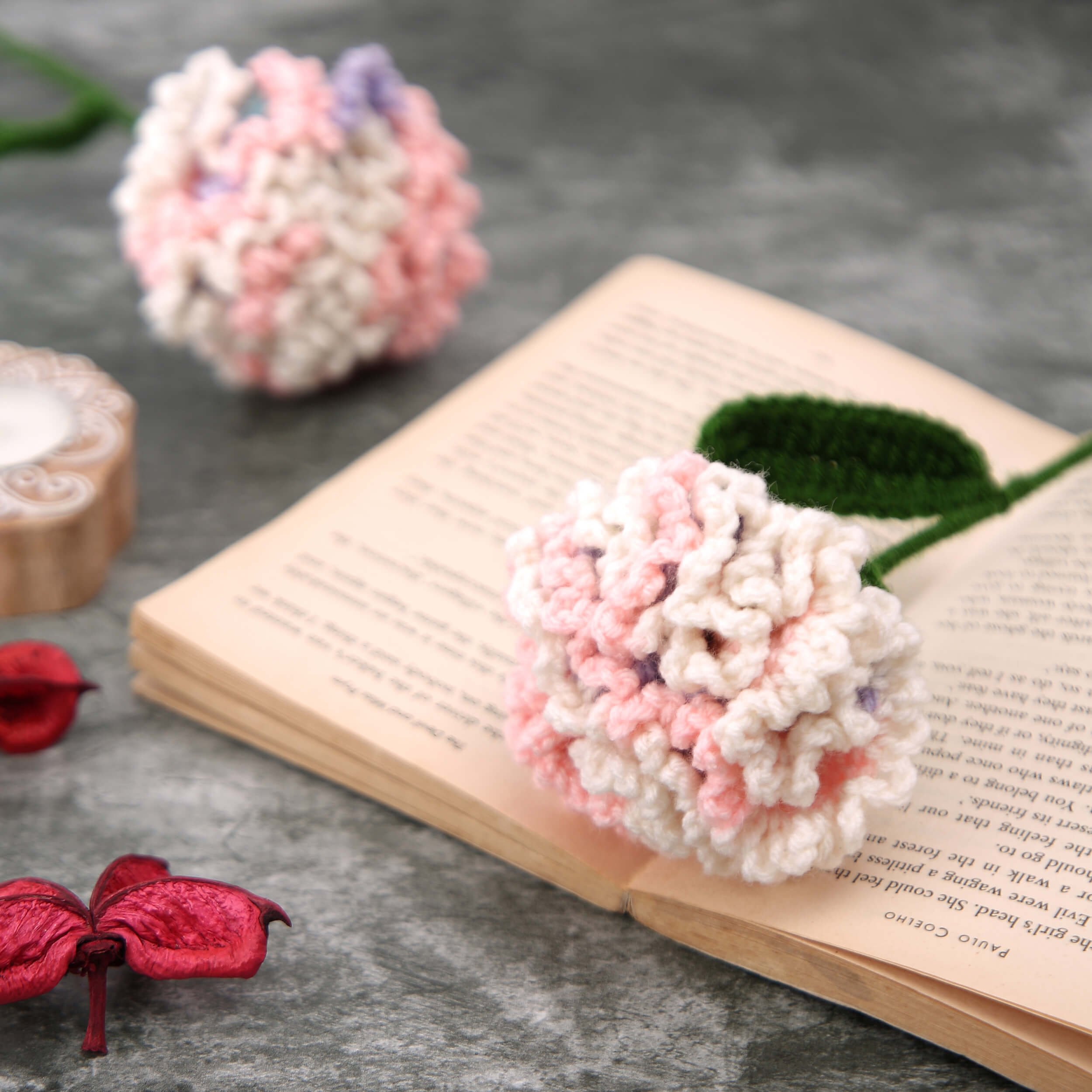 Charming Carnations - Handcrafted Crochet Flowers