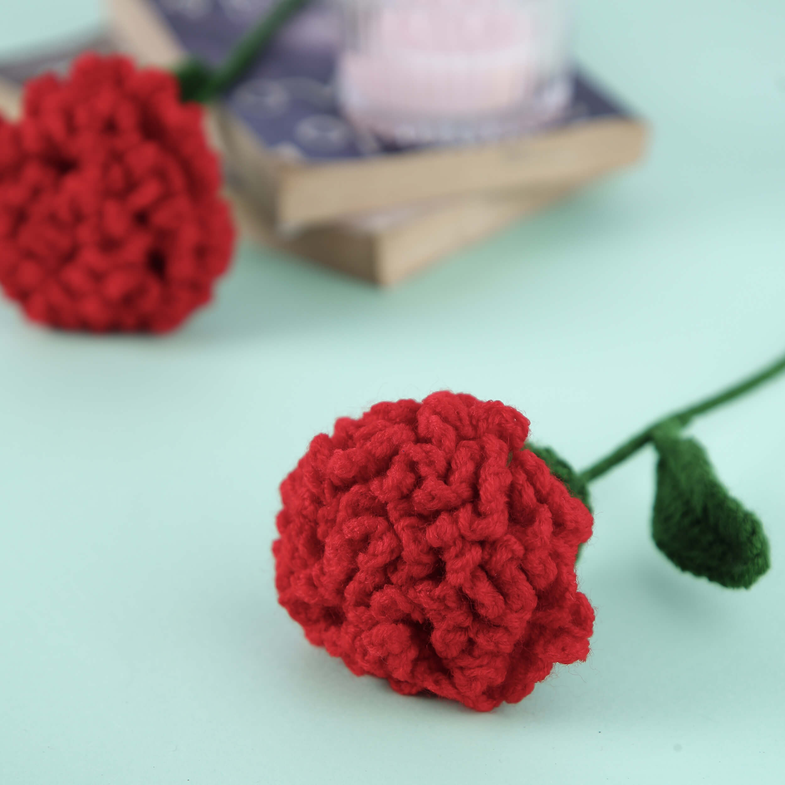 Charming Carnations - Handcrafted Crochet Flowers