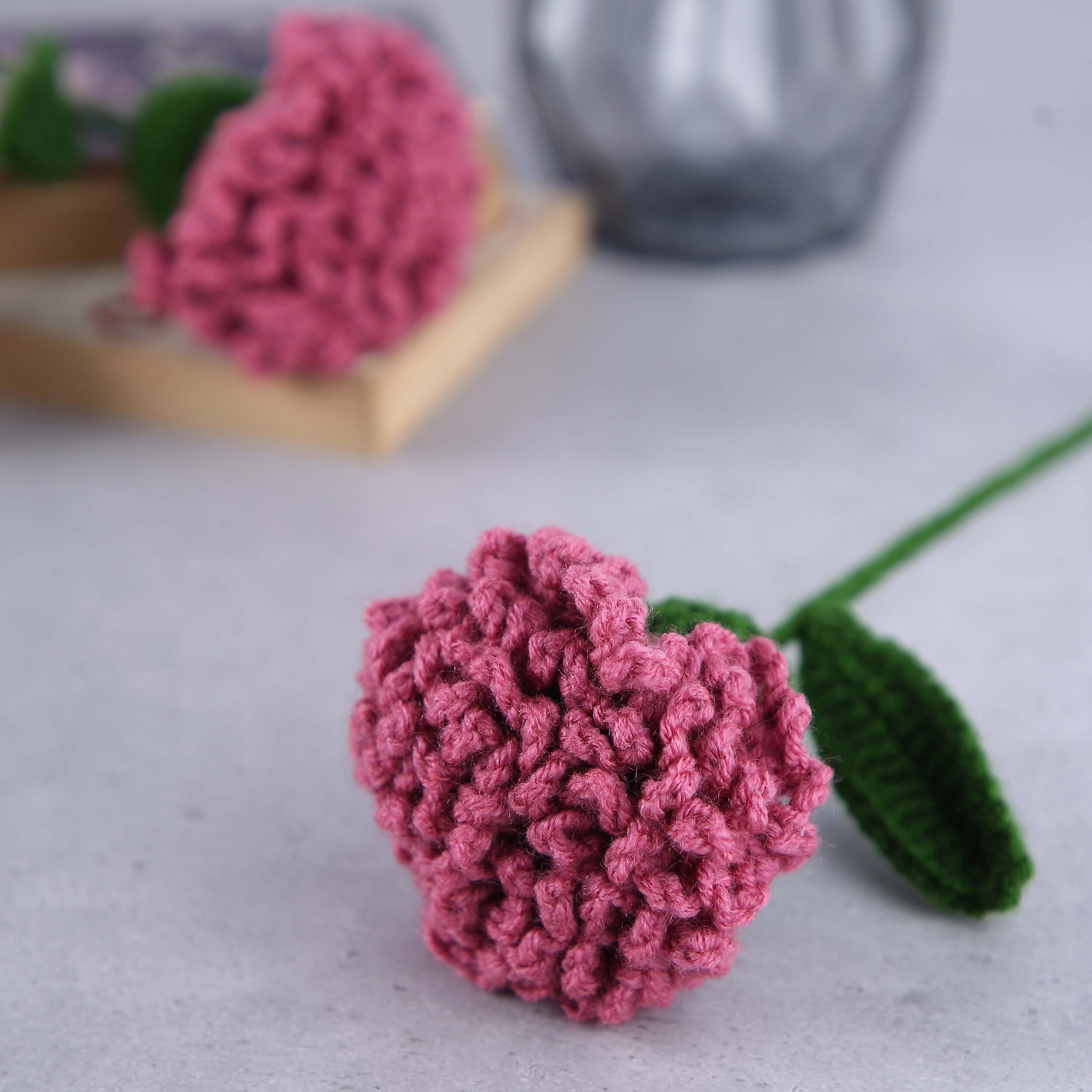 Charming Carnations - Handcrafted Crochet Flowers