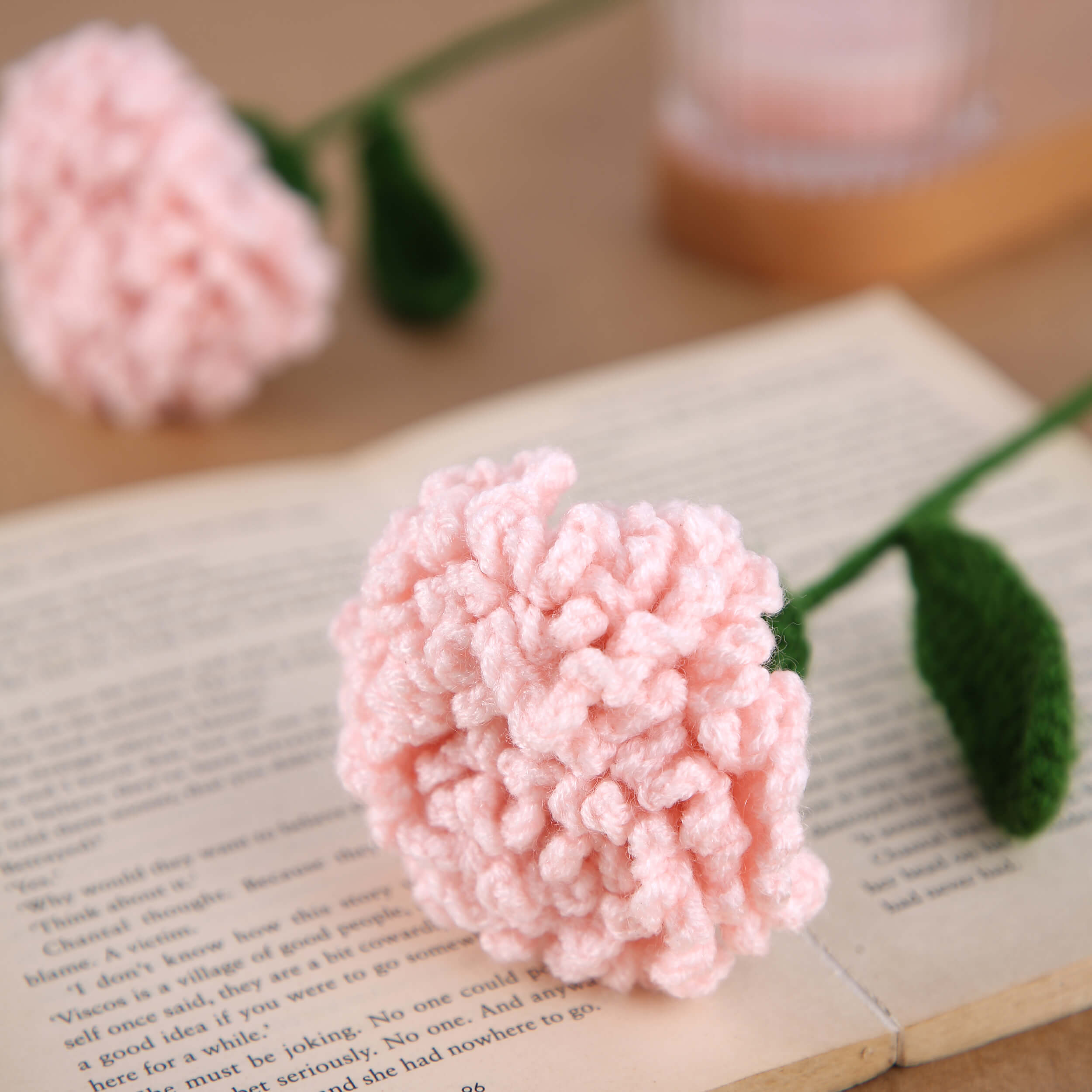 Charming Carnations - Handcrafted Crochet Flowers