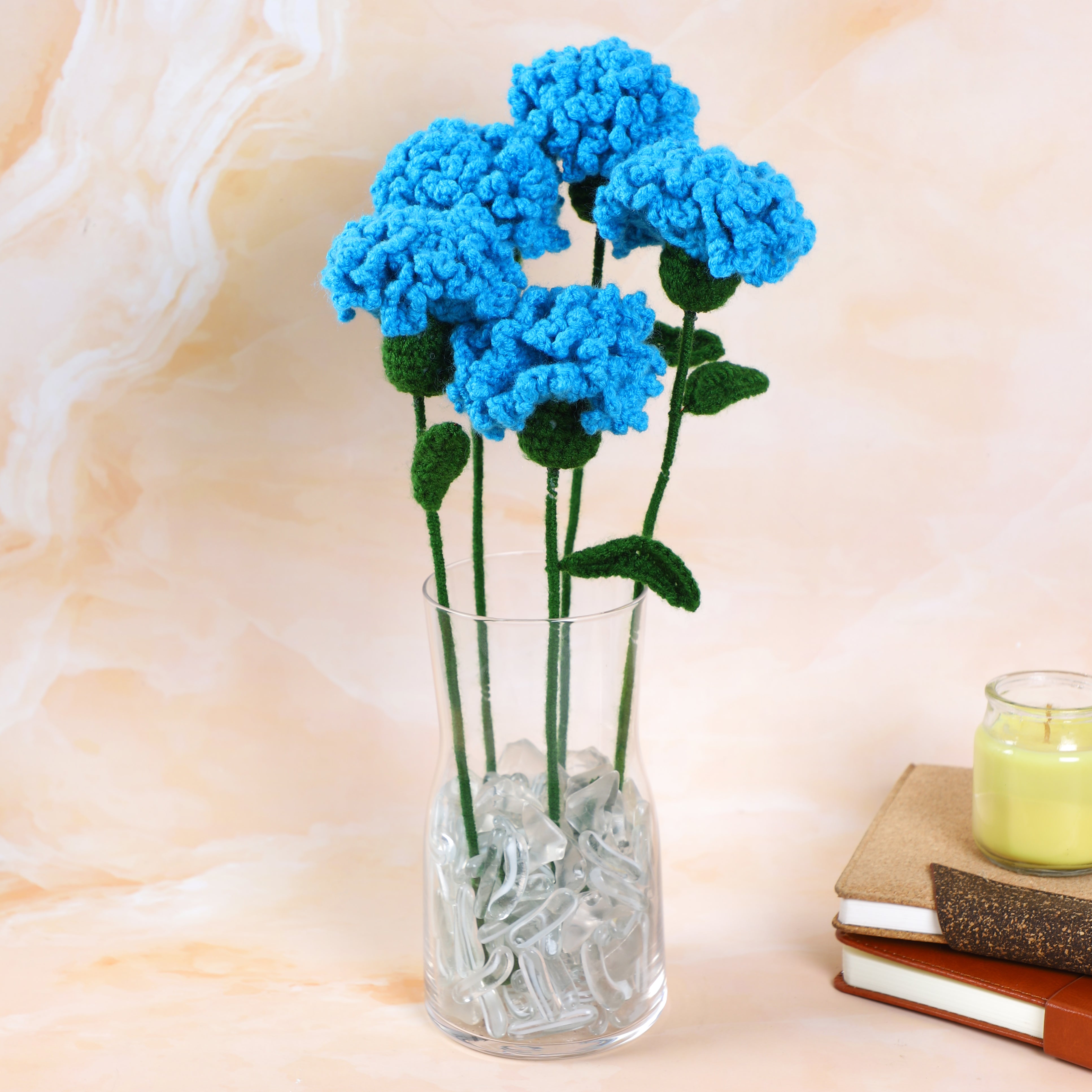 Charming Carnations - Handcrafted Crochet Flowers