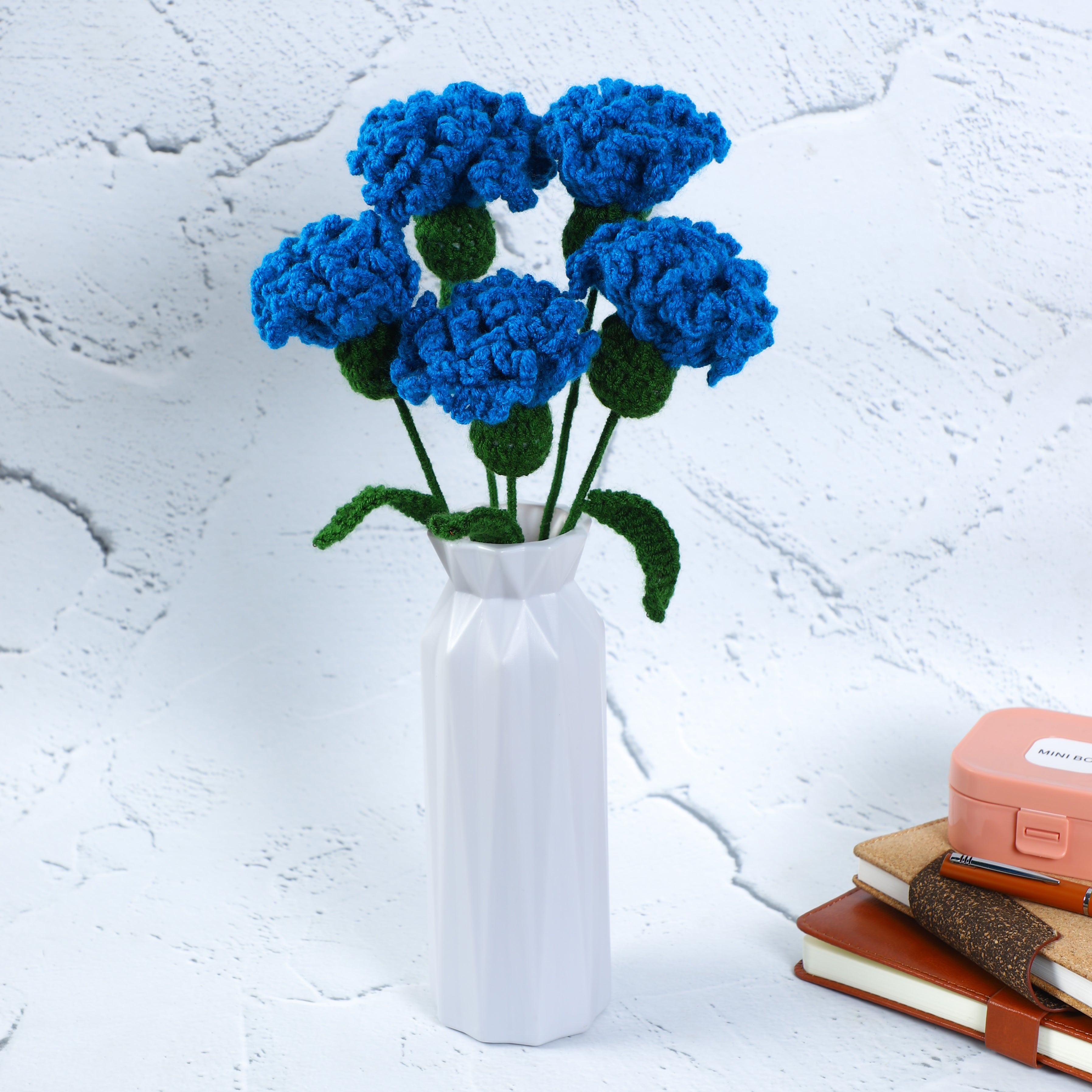 Charming Carnations - Handcrafted Crochet Flowers