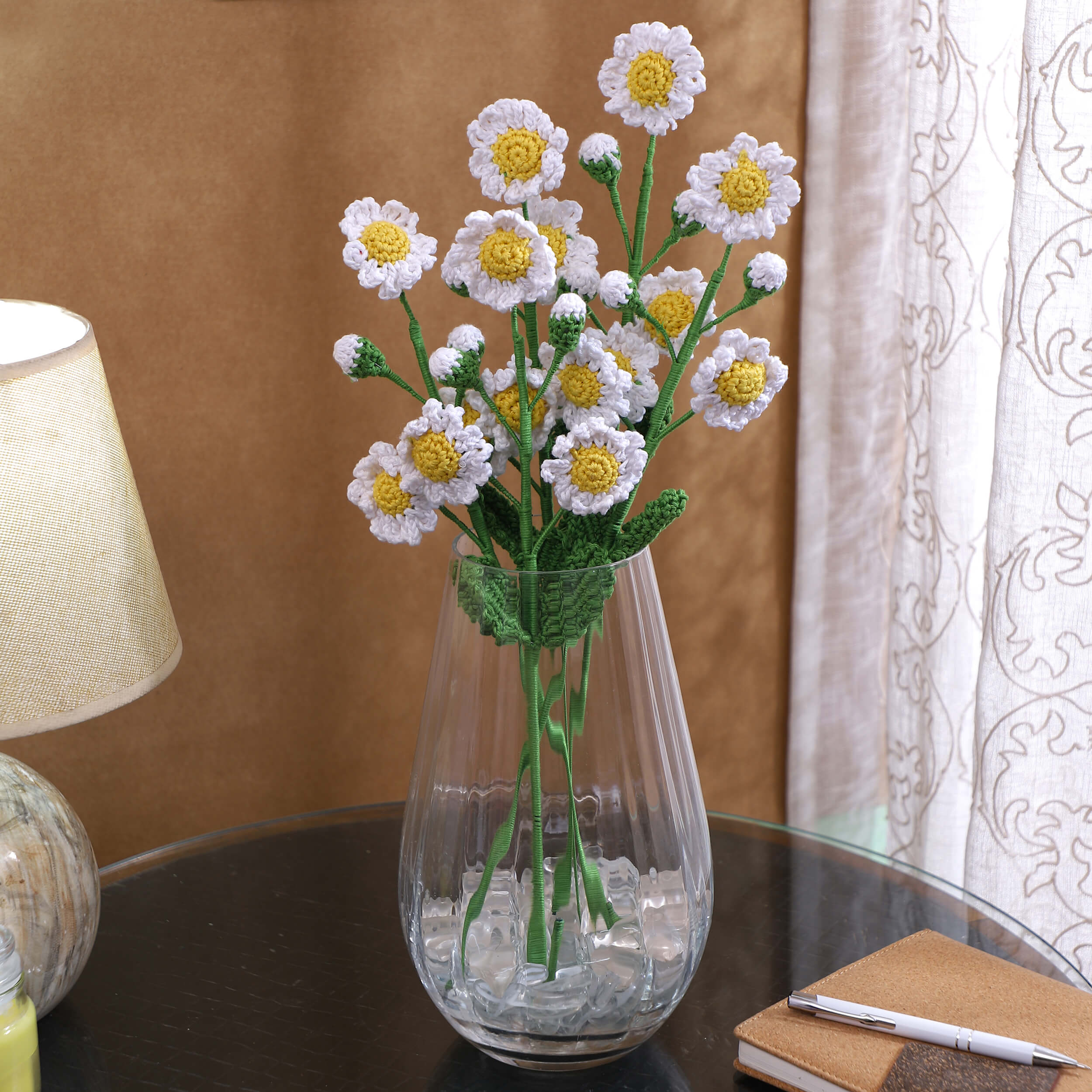 Daisy Branches - Handcrafted Crochet Flowers