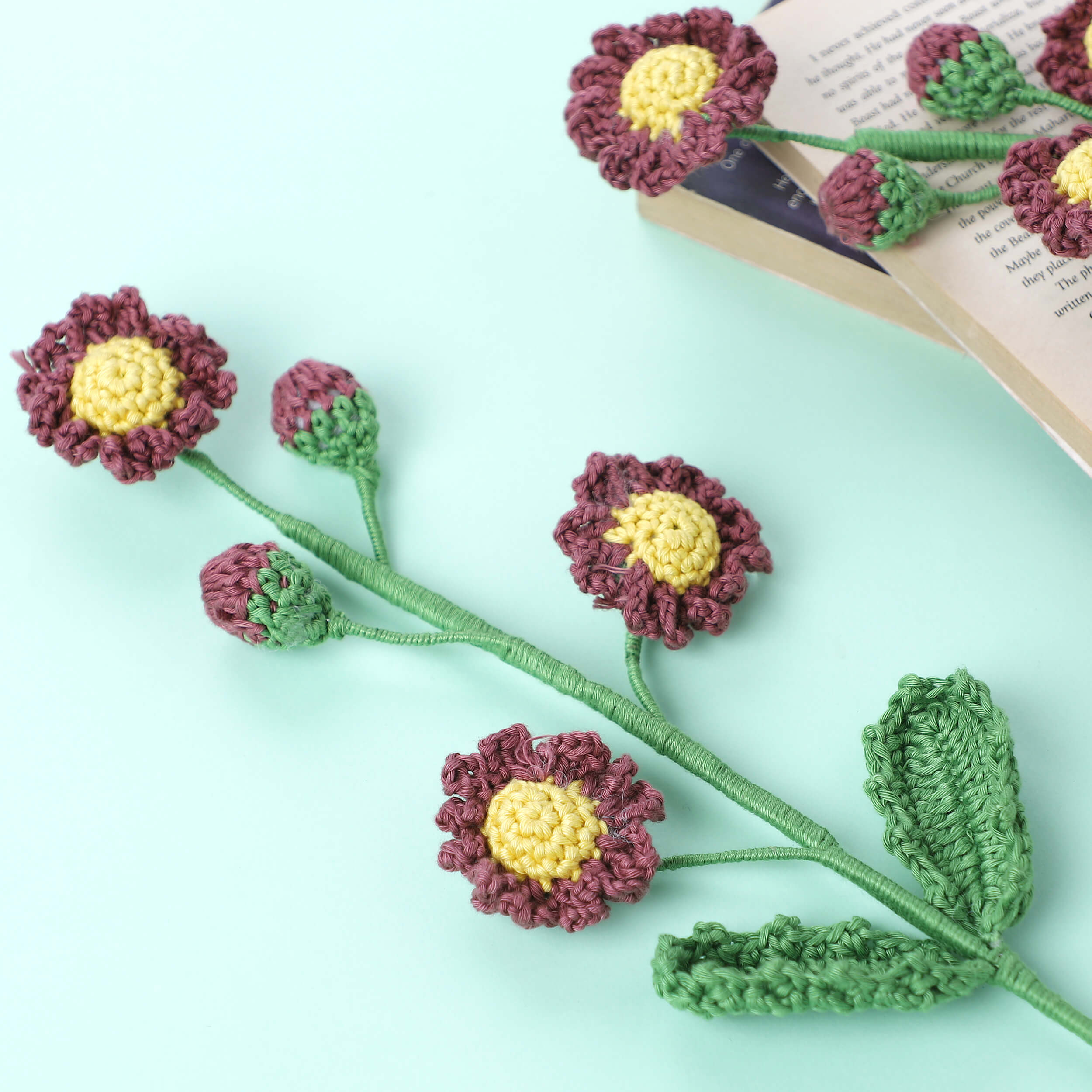 Daisy Branches - Handcrafted Crochet Flowers