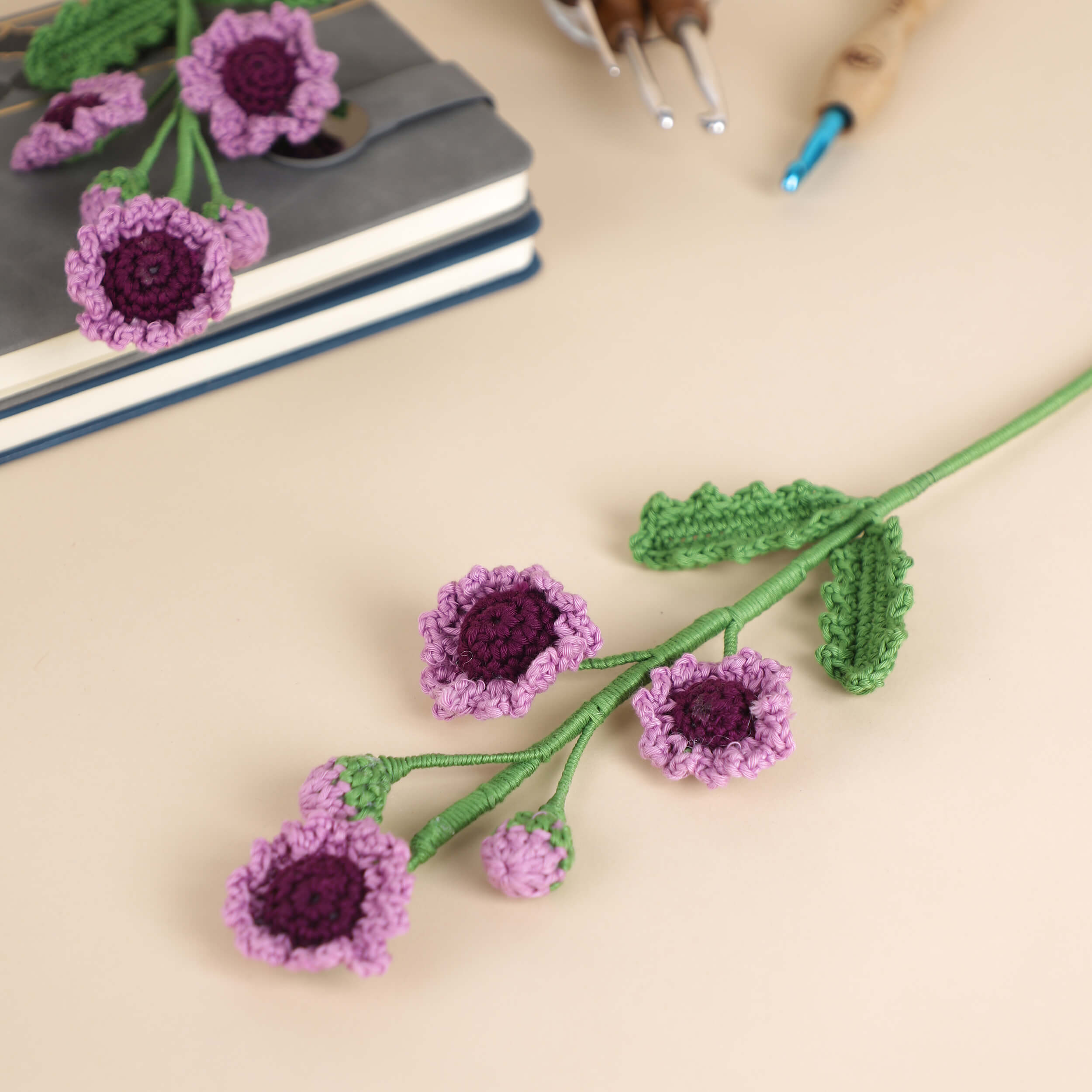 Daisy Branches - Handcrafted Crochet Flowers