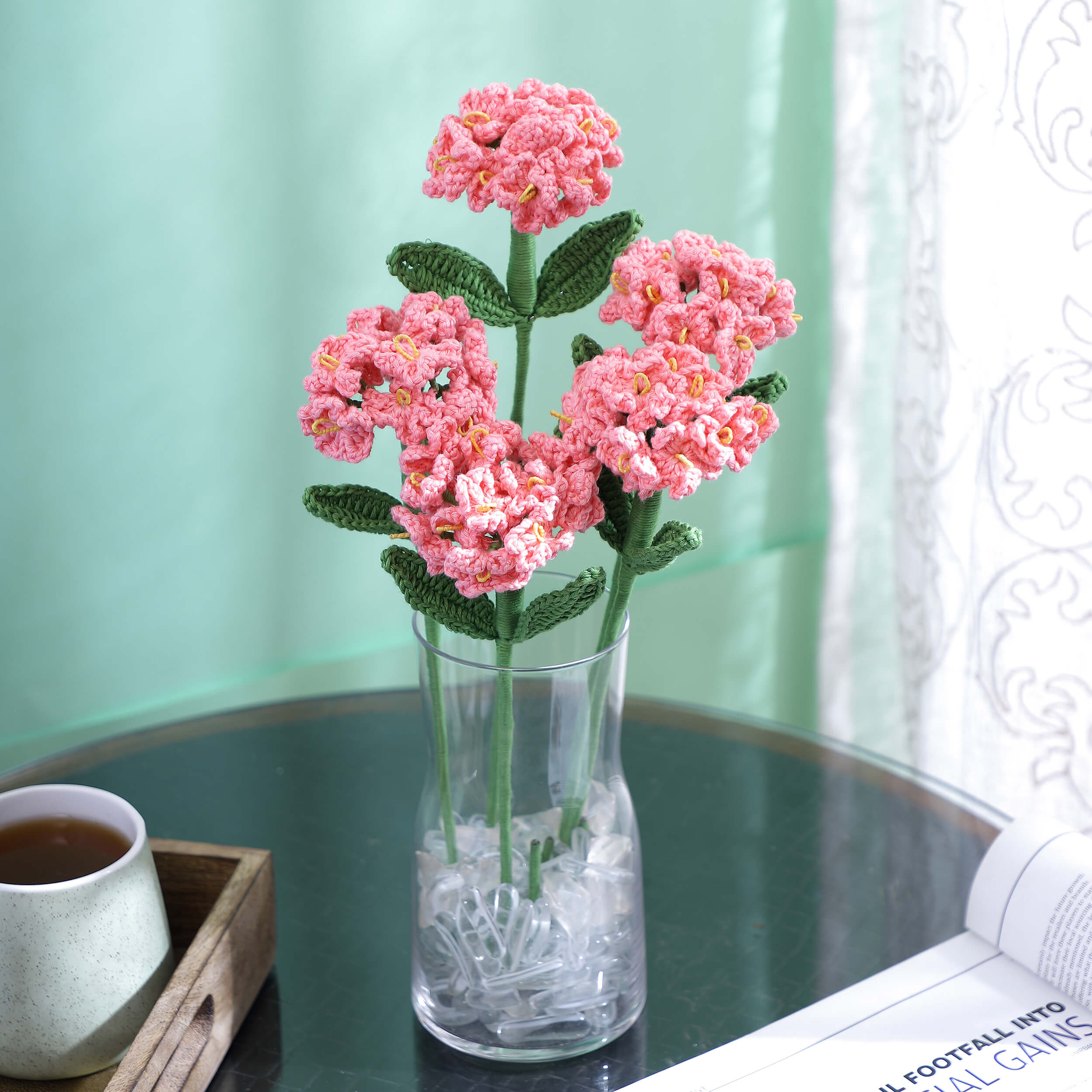 Forget me not Bunch - Handcrafted Crochet Flowers