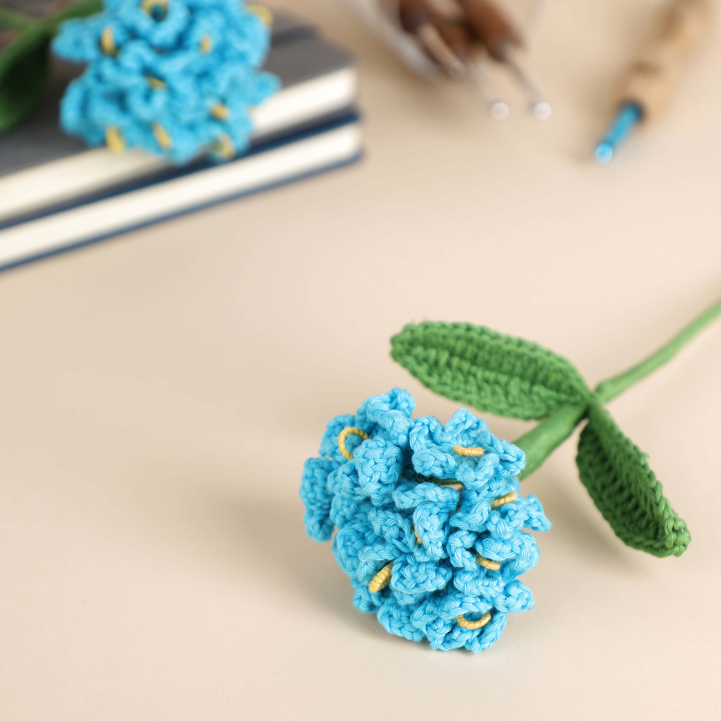 Forget me not Bunch - Handcrafted Crochet Flowers