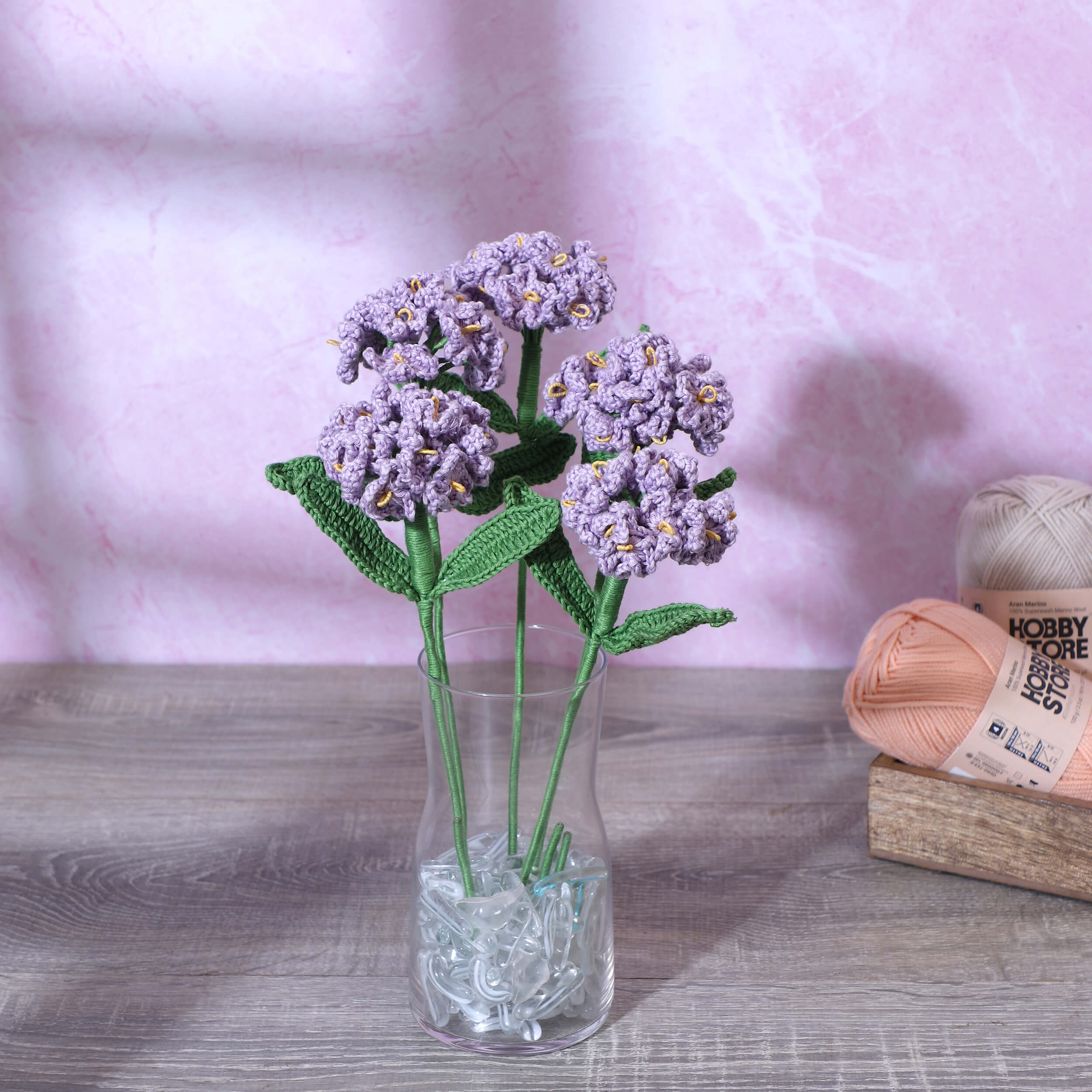 Forget me not Bunch - Handcrafted Crochet Flowers