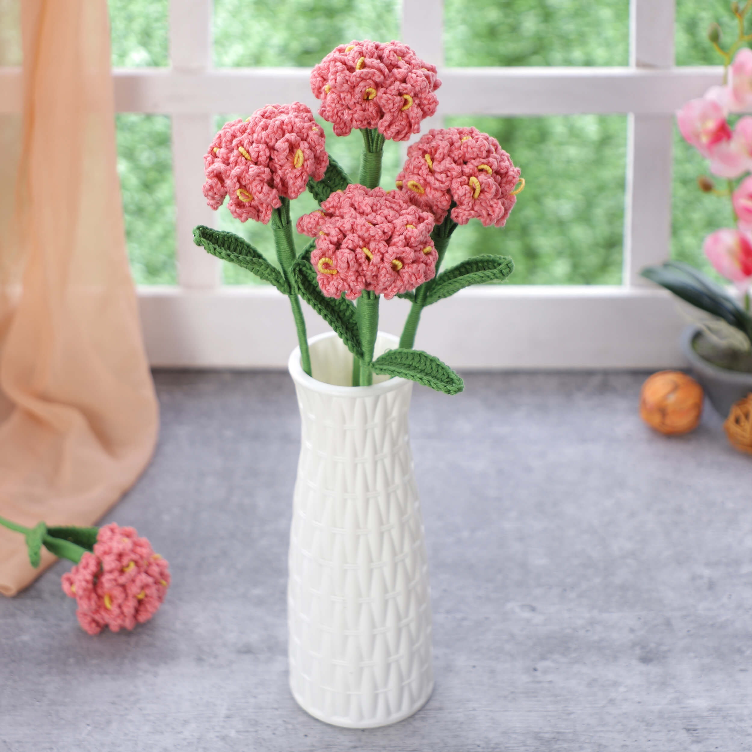 Forget me not Bunch - Handcrafted Crochet Flowers