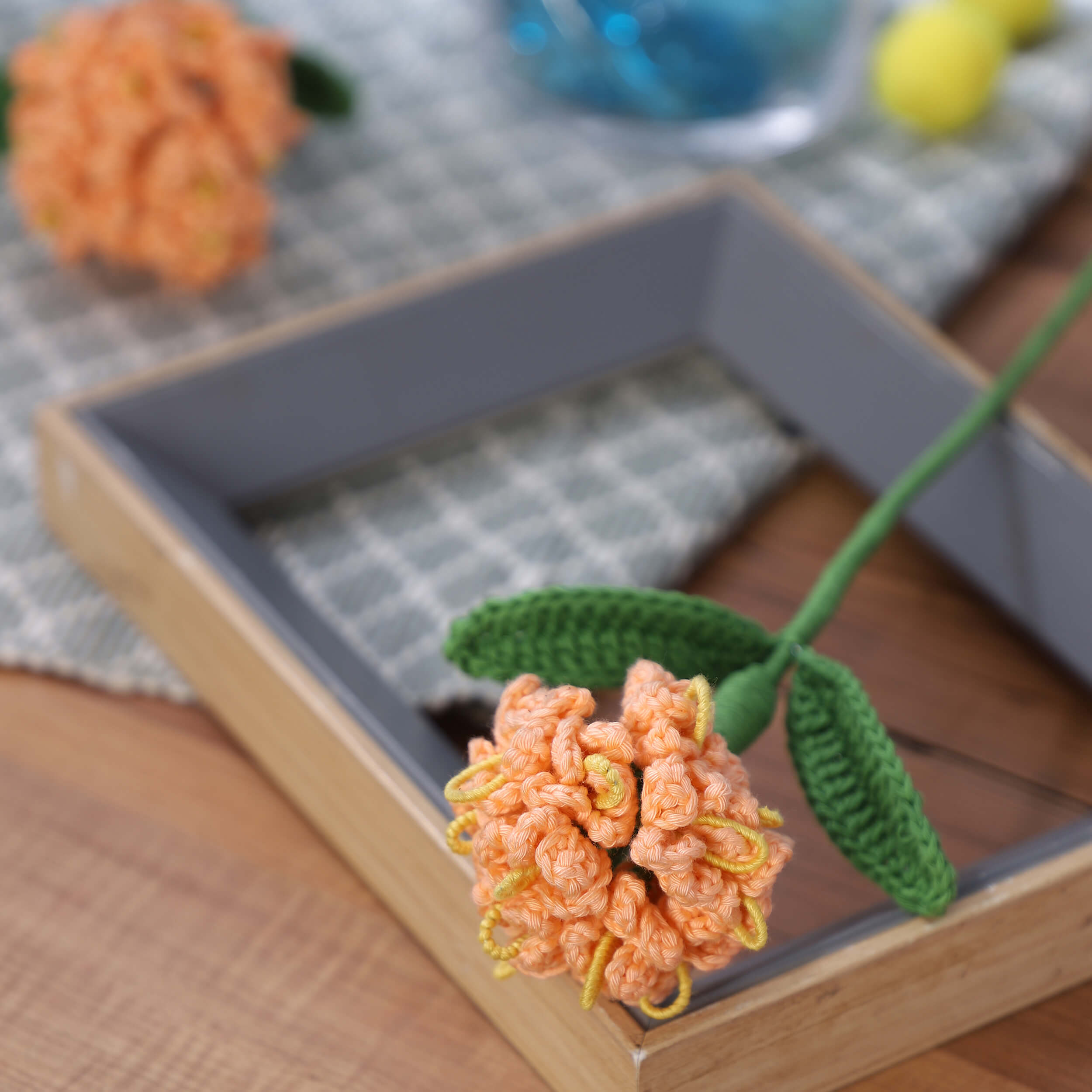 Forget me not Bunch - Handcrafted Crochet Flowers