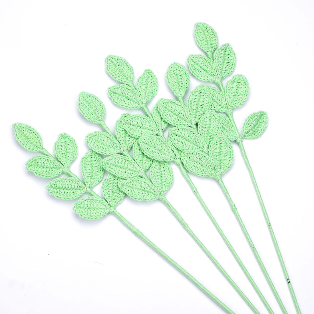 Leaf Bouquet Fillers - Handcrafted Crochet Flowers - Lemony