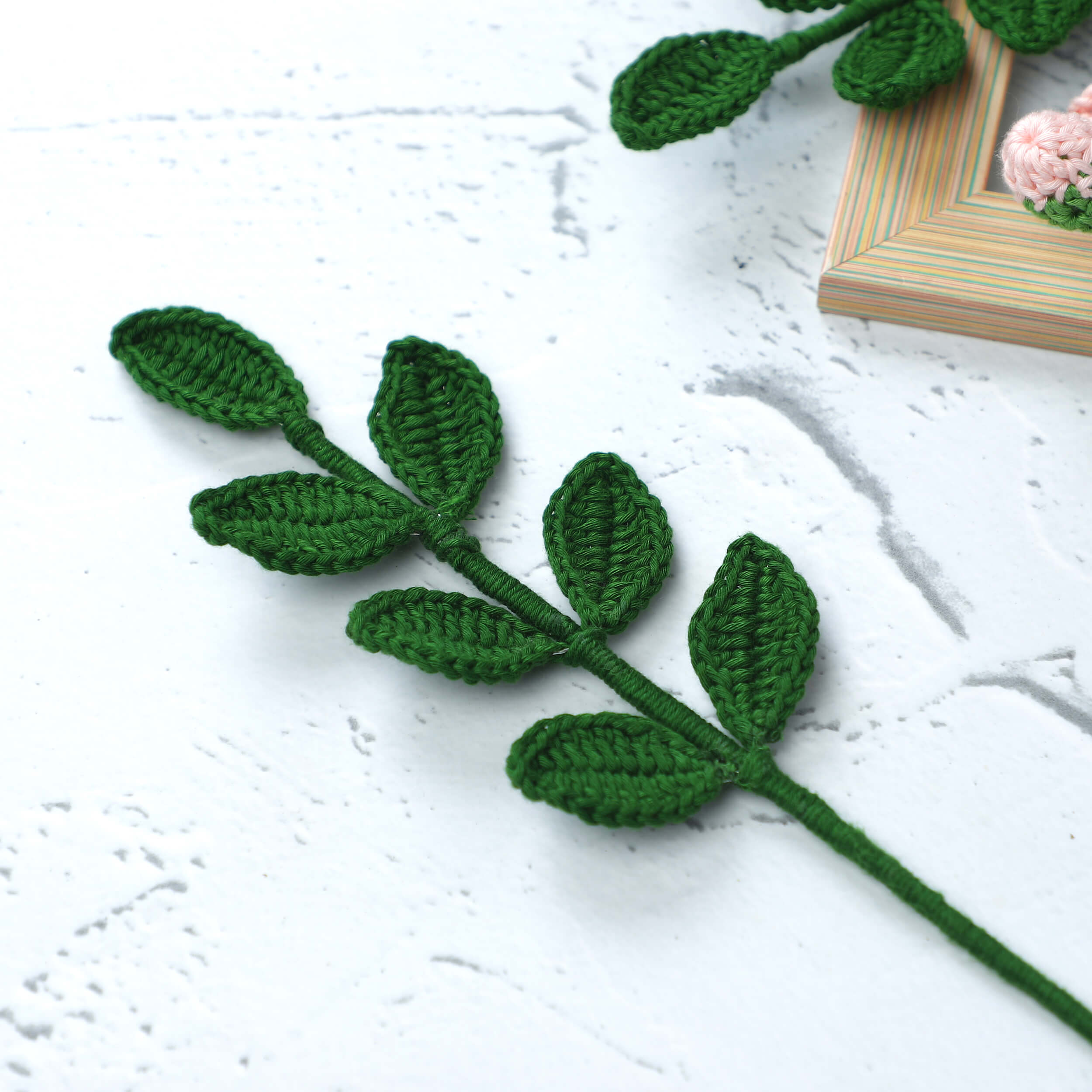 Leaf Bouquet Fillers - Handcrafted Crochet Flowers