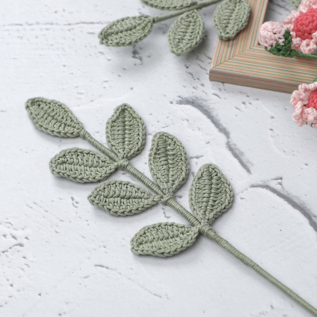 Leaf Bouquet Fillers - Handcrafted Crochet Flowers - Lincoln