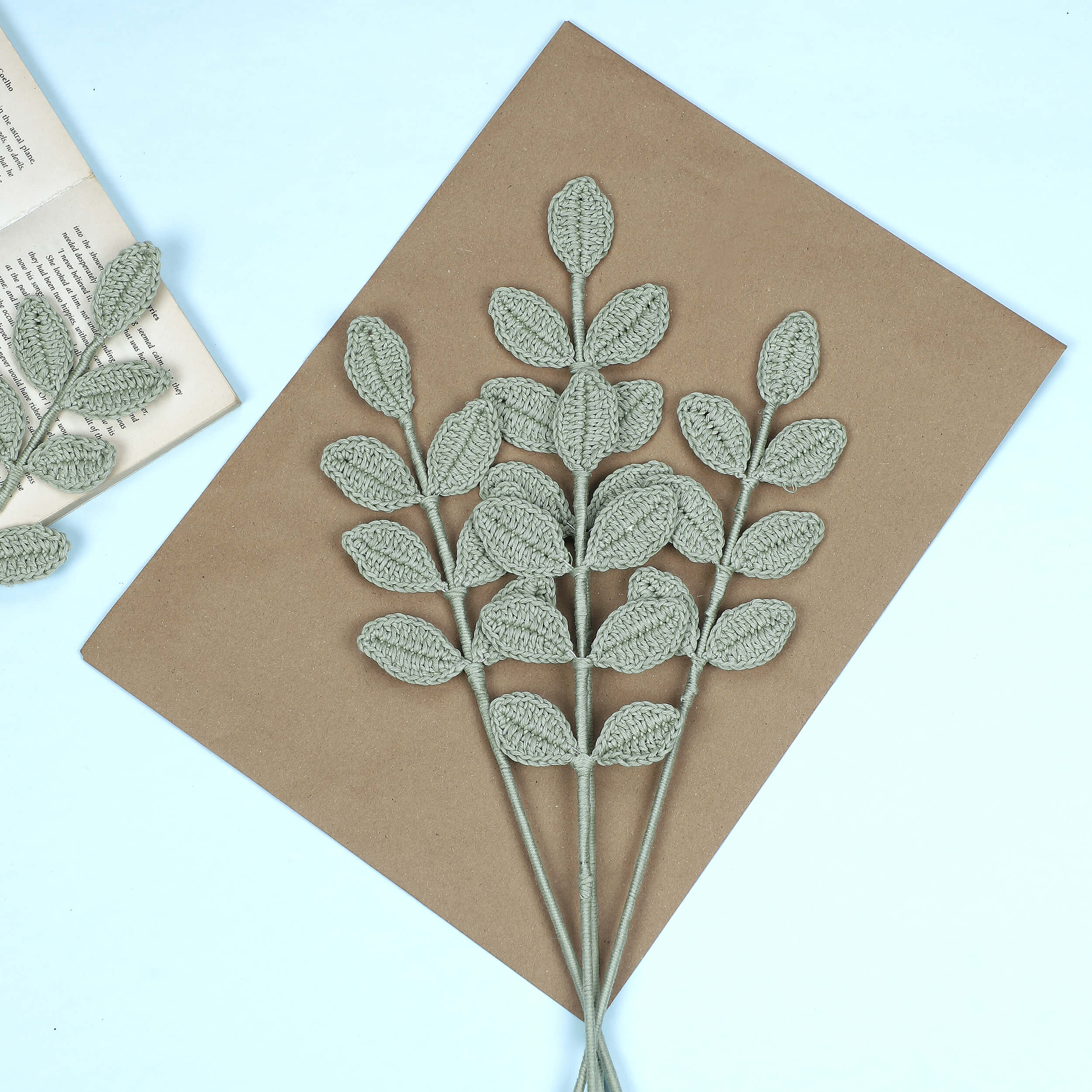 Leaf Bouquet Fillers - Handcrafted Crochet Flowers