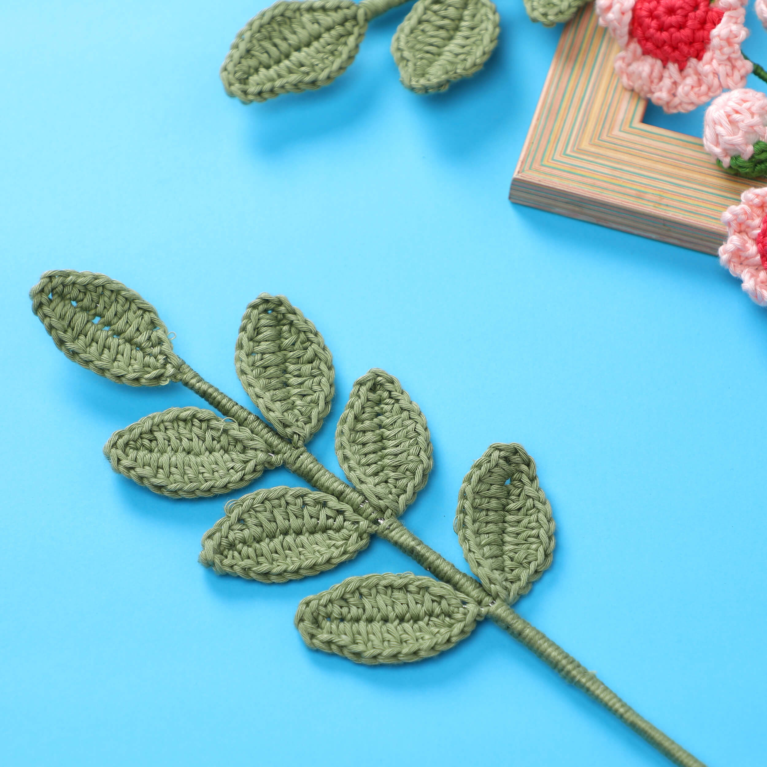 Leaf Bouquet Fillers - Handcrafted Crochet Flowers