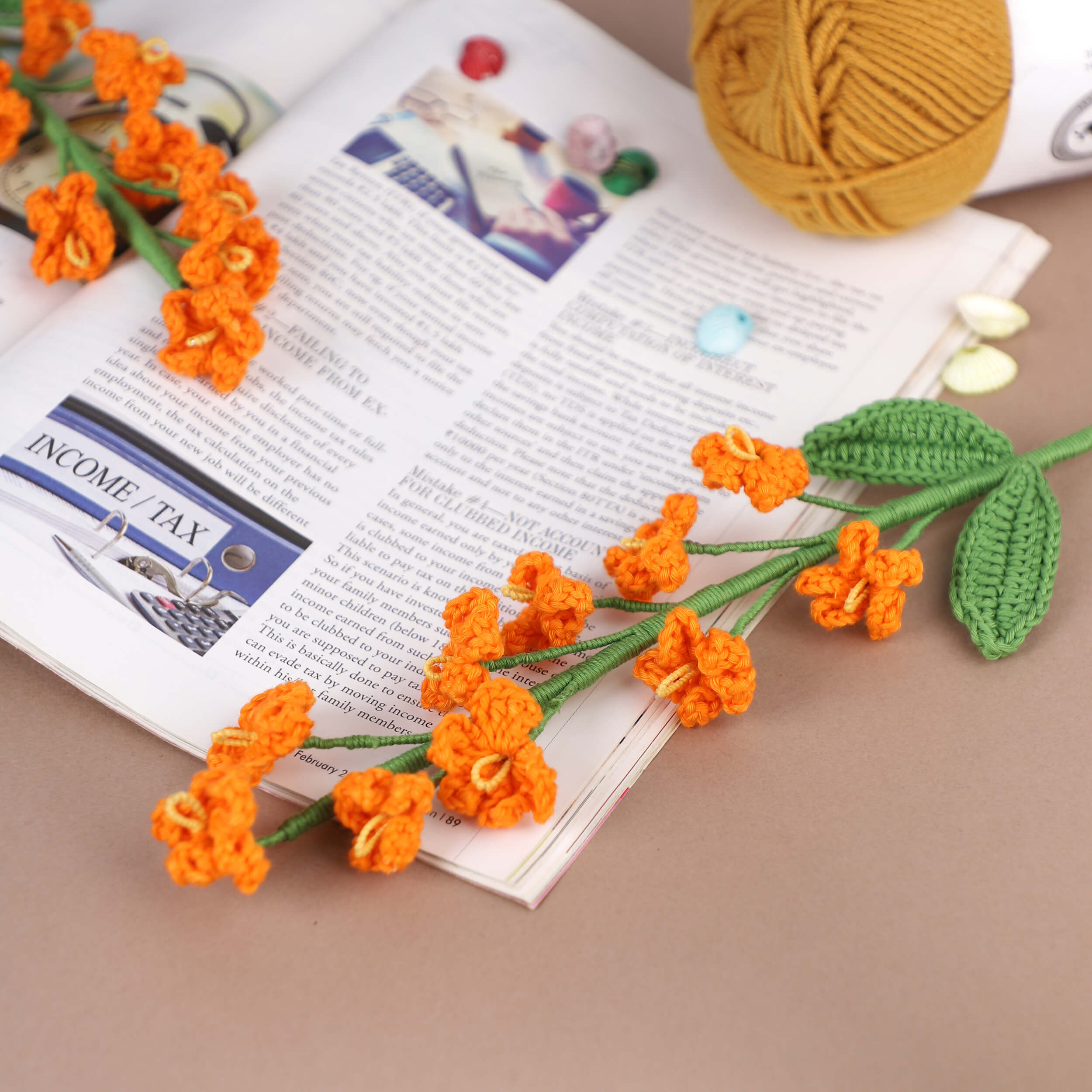 Forget me not - Handcrafted Crochet Flowers